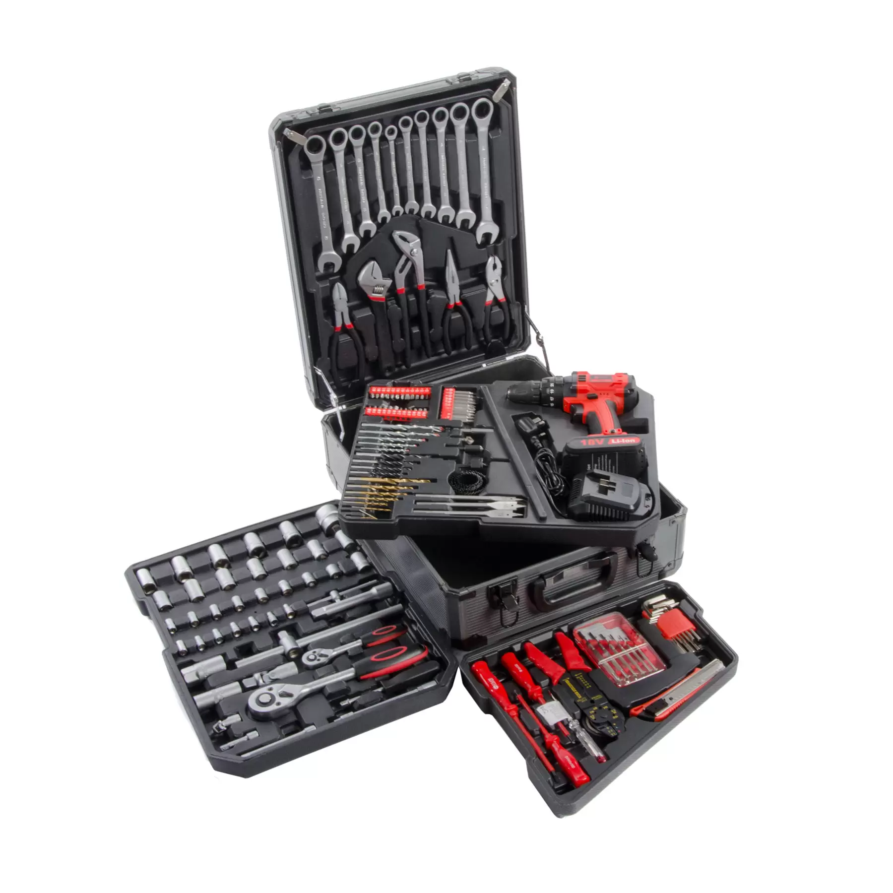 Cordless Drill & Ultimate Tool Kit / Socket Set / Screw Drivers + More Cordless Drill & Ultimate Tool Kit / Socket Set / Screw Drivers + More