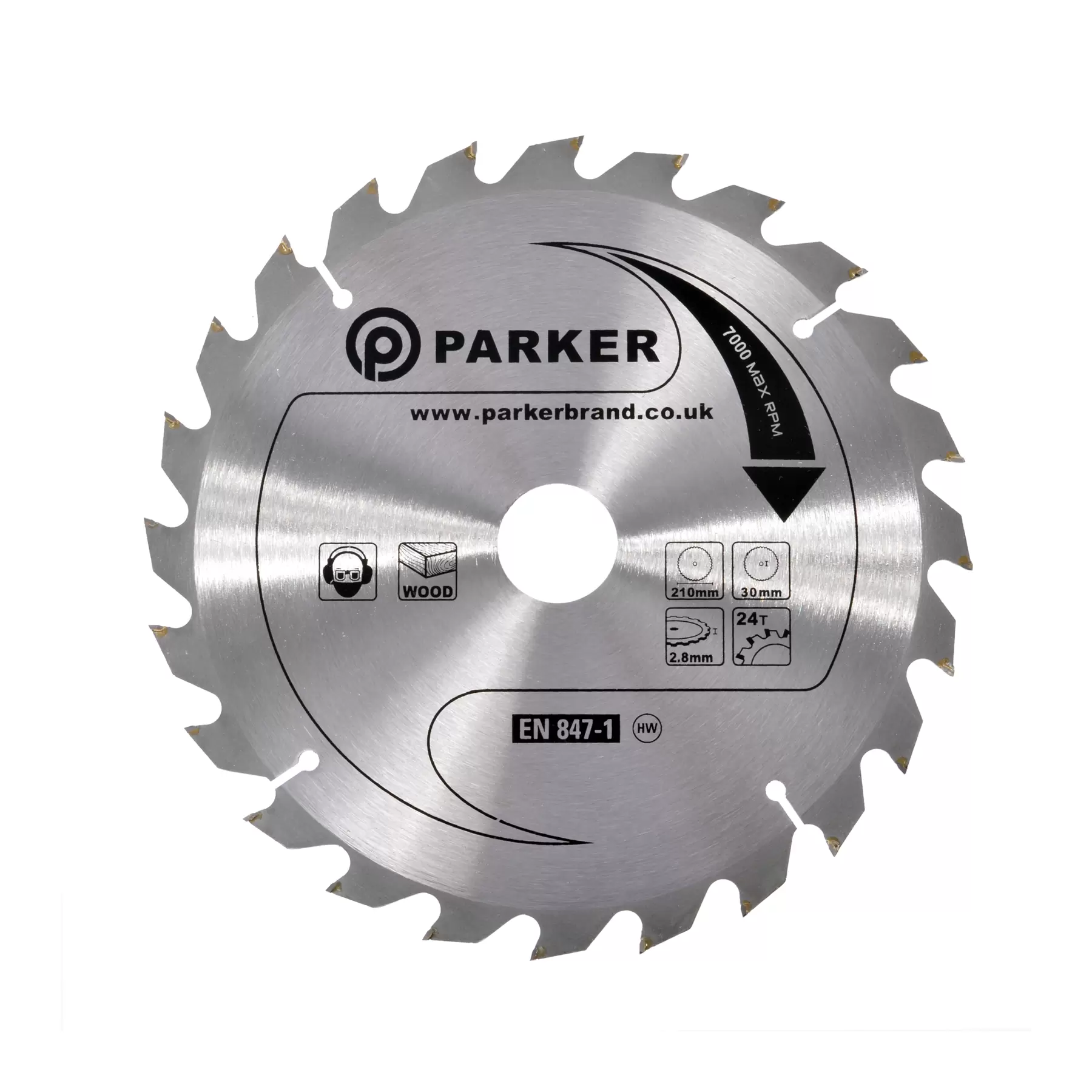 210mm Mitre Circular Saw Blade (24-Tooth) 210mm Mitre Circular Saw Blade (24-Tooth)