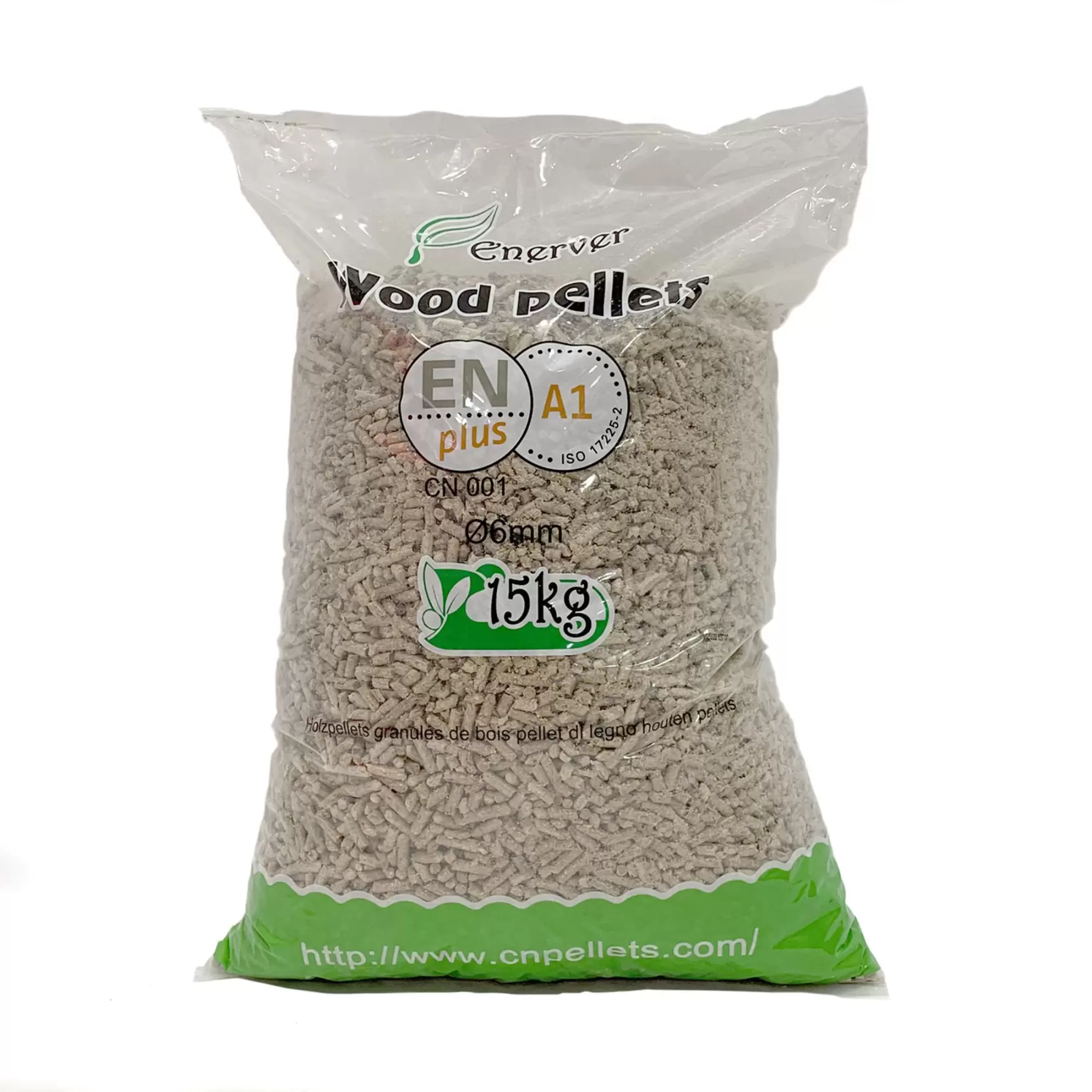 1 Bag of ENplus®A1 Pellets for Biomass Boiler / Pizza Oven (15KG) - Image 1