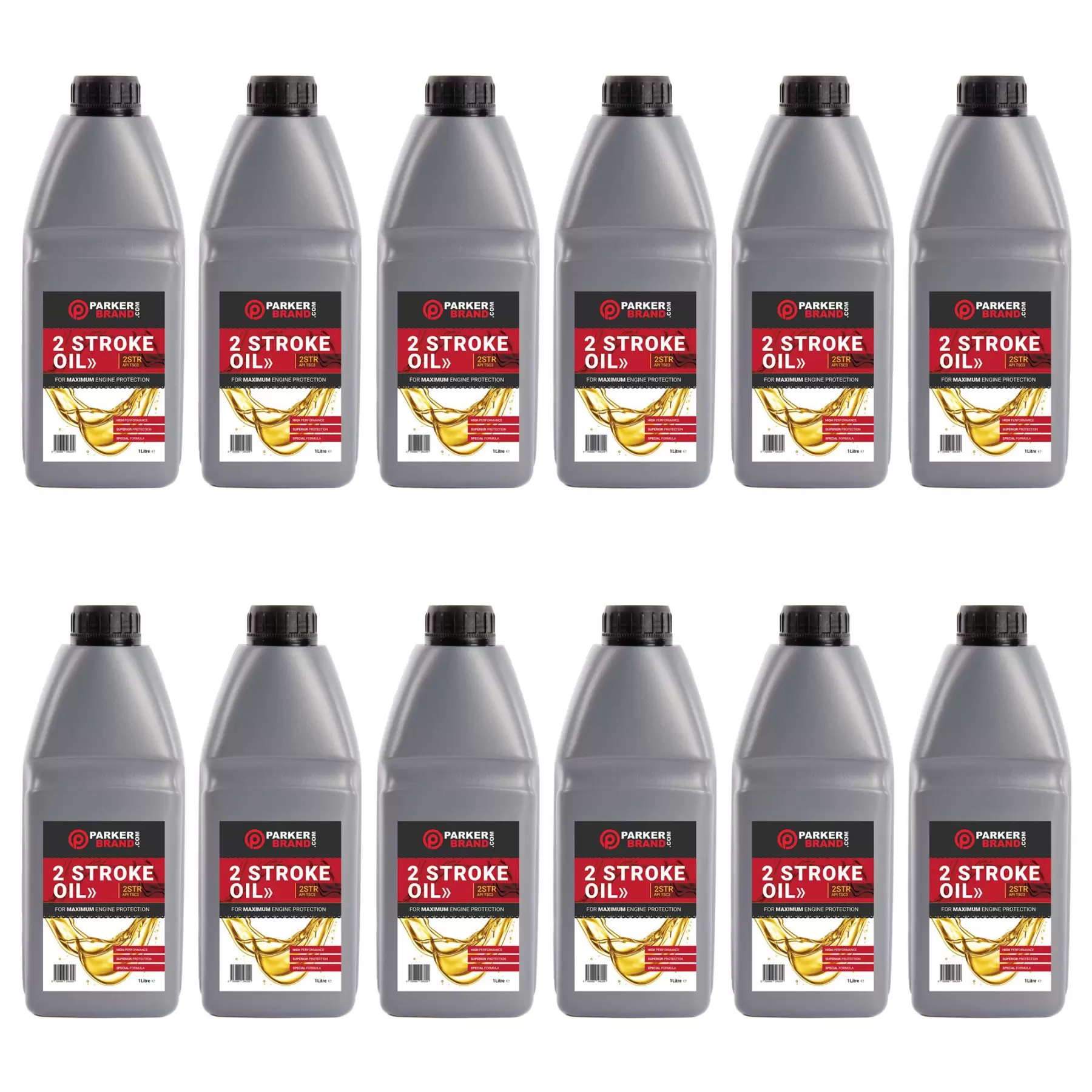 12 Pack 1L - 2 Stroke Oil (2T) - Image 1