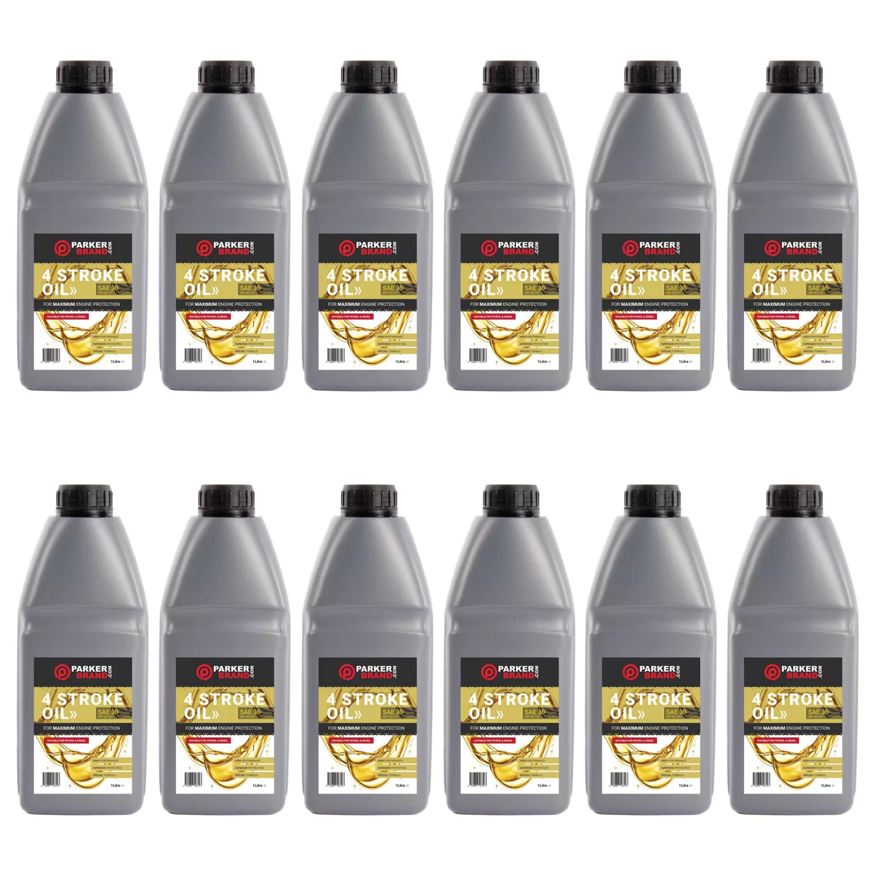 12 Pack 1L - 4 Stroke Oil (SAE30) - Image 1