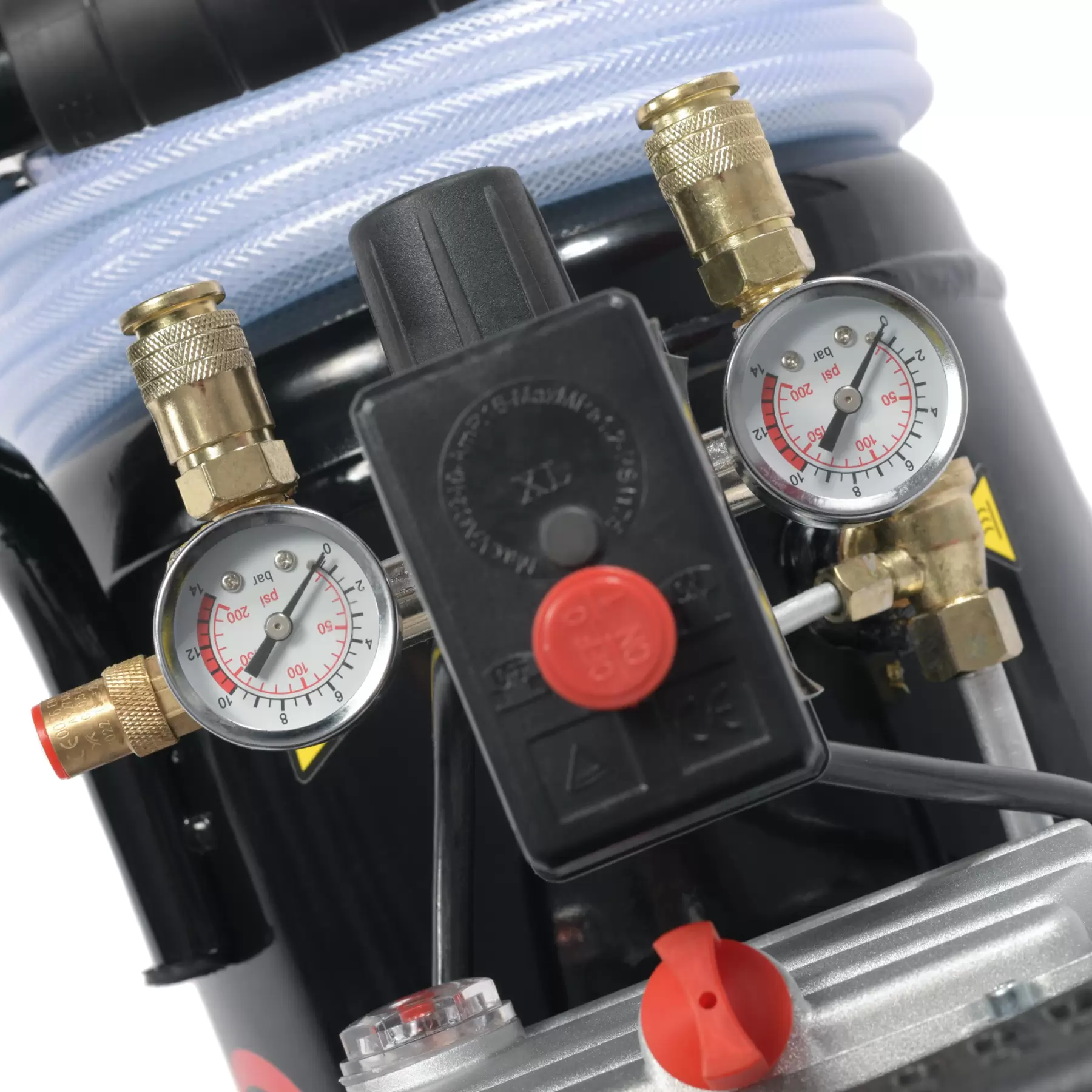24 Litre Air Compressor with Hose Reel - 9.6 CFM, 2.5 HP, 24L - Image 8