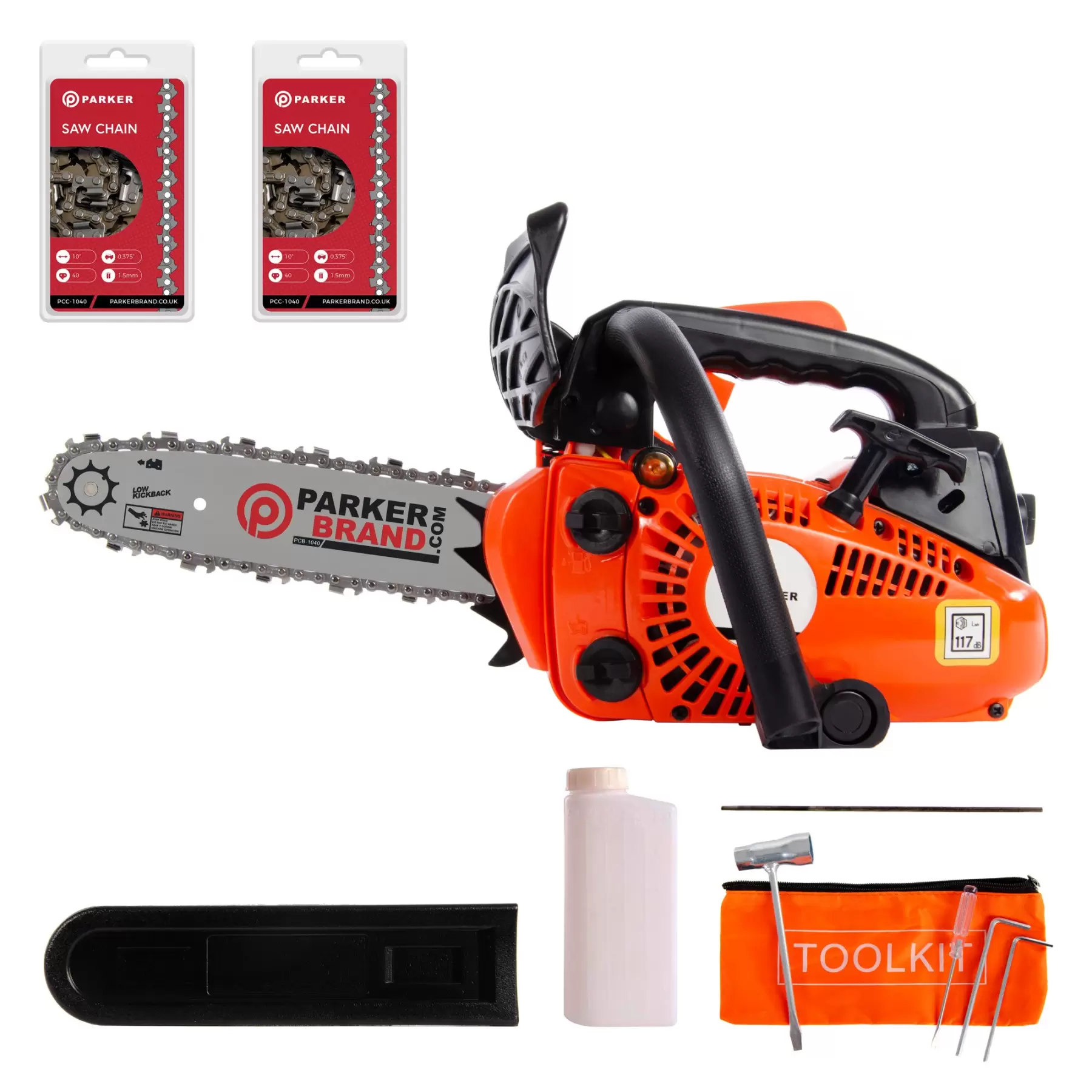 26cc 10" Petrol Top Handle Topping Chainsaw - Free Bar Cover & More