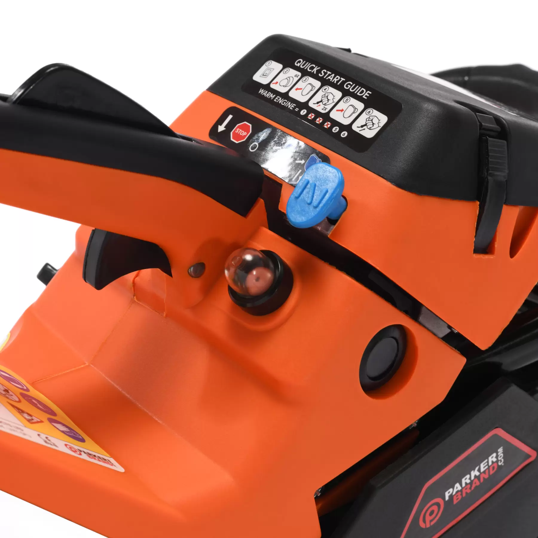 45cc 16" Petrol Chainsaw + 2 x Chains + Oils + More - Image 12