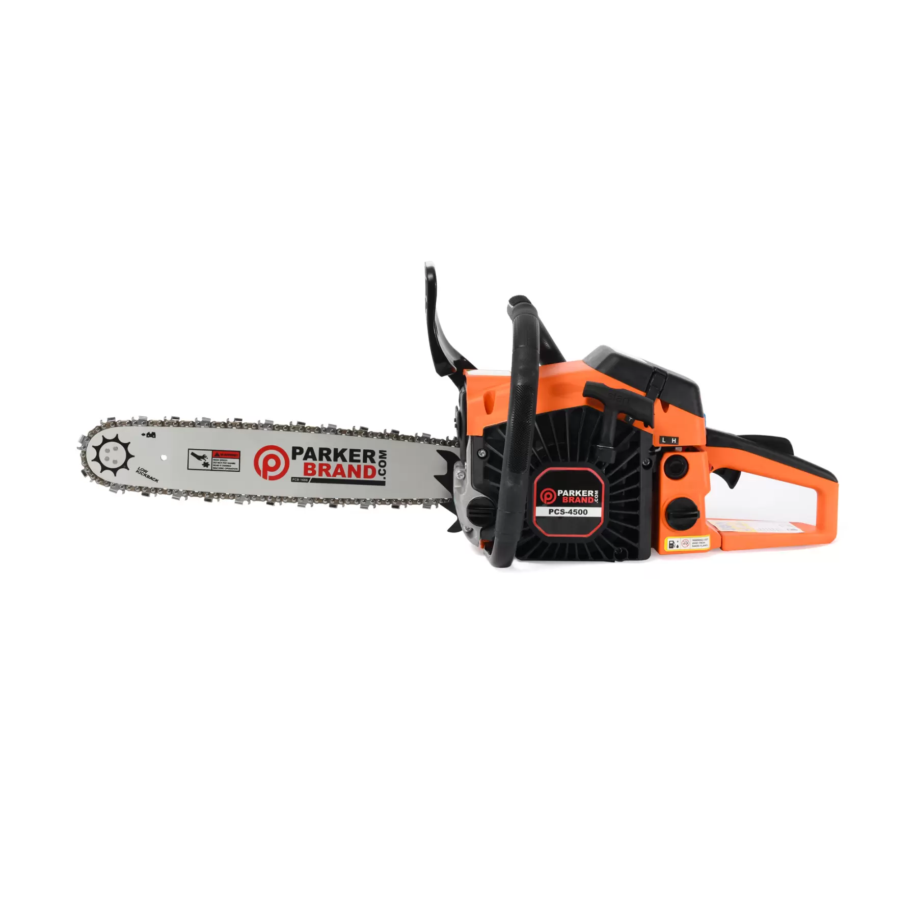 45cc 16" Petrol Chainsaw + 2 x Chains + Oils + More - Image 4