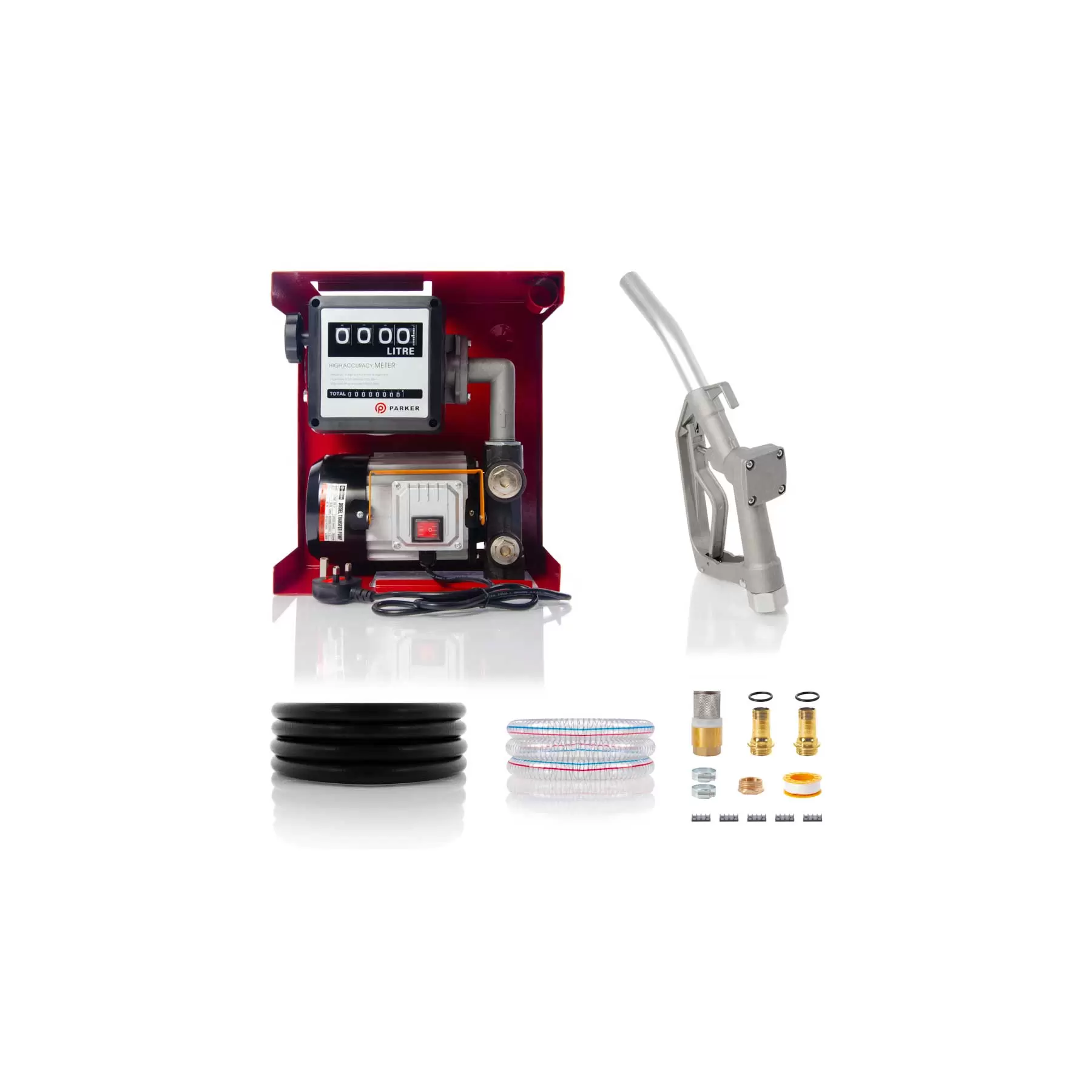 230V Wall Mounted Diesel Transfer Fuel Pump Kit - With Fuel Meter 230V Wall Mounted Diesel Transfer Fuel Pump Kit - With Fuel Meter
