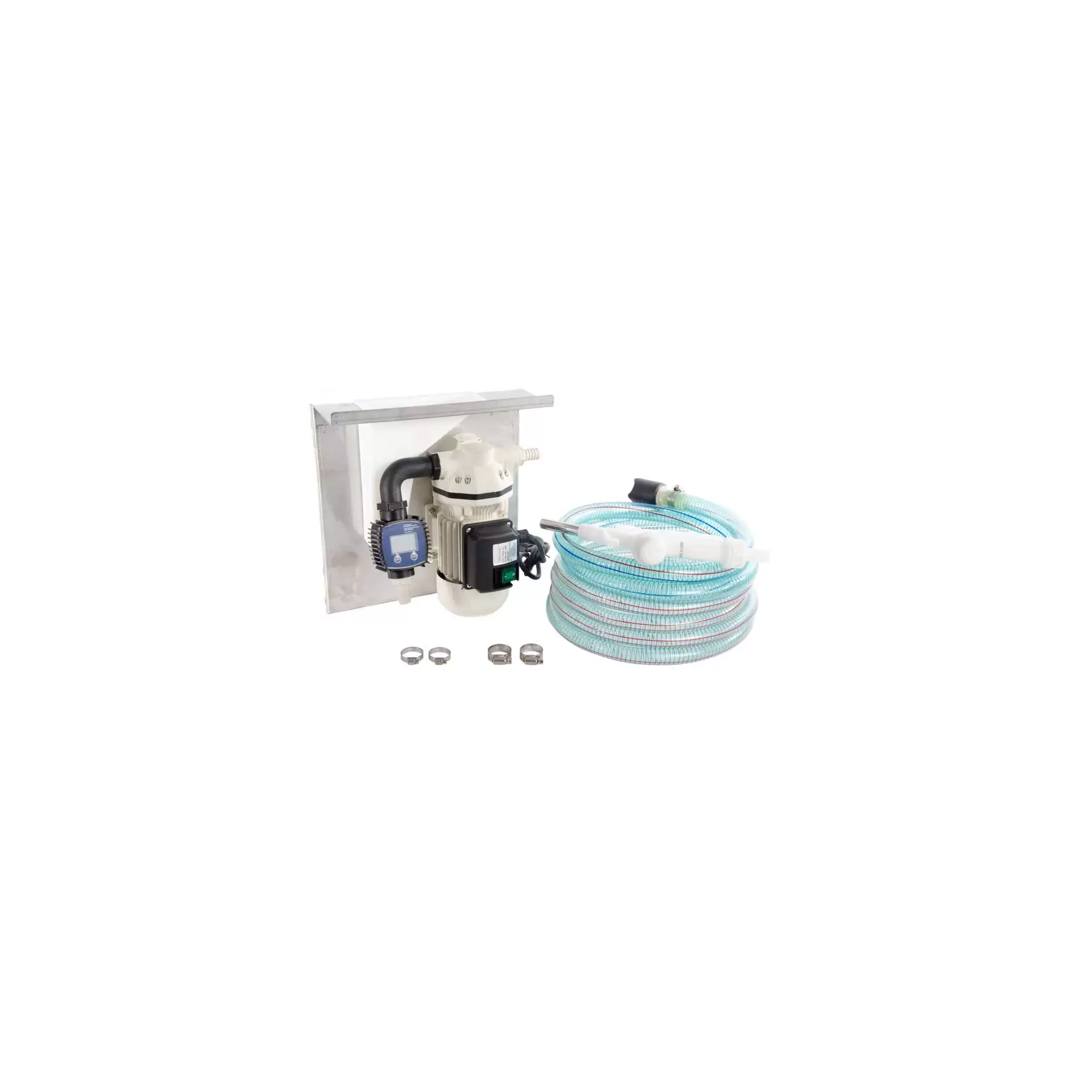 230V Wall Mounted AdBlue Fuel Pump Kit - With Manual Nozzle - Image 2