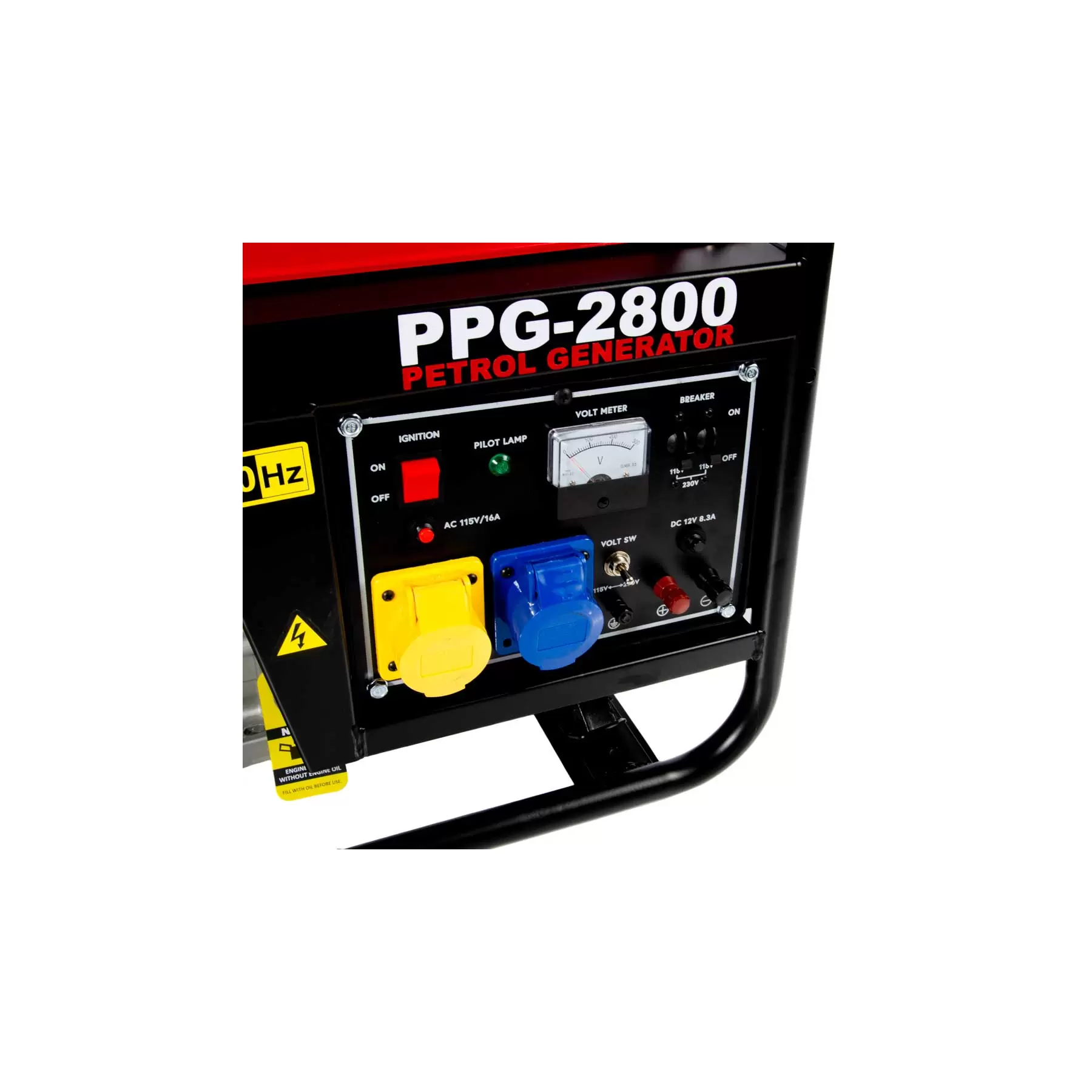 2.8 KVA / 2.8KW 6.5HP DC Petrol Generator - 110V / 240V / 12V / 50HZ - Image 7