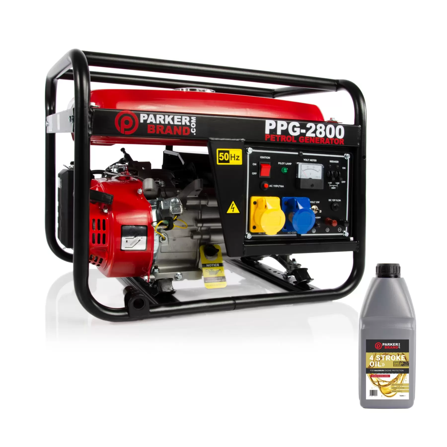 2.8 KVA / 2.8KW 6.5HP DC Petrol Generator - 110V / 240V / 12V / 50HZ 2.8 KVA / 2.8KW 6.5HP DC Petrol Generator - 110V / 240V / 12V / 50HZ