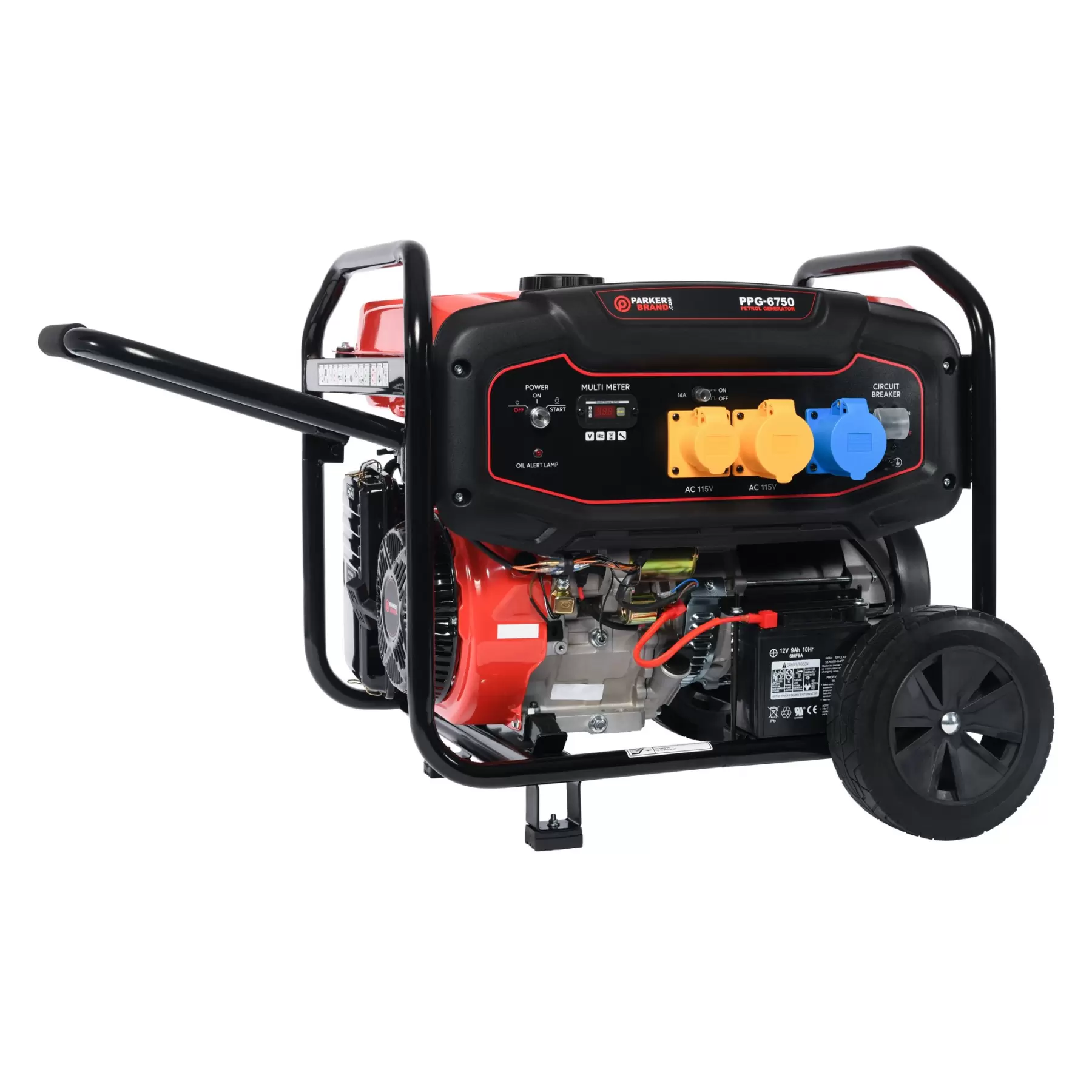 6.75 kVA Portable Petrol Generator with Electric Start - Image 7