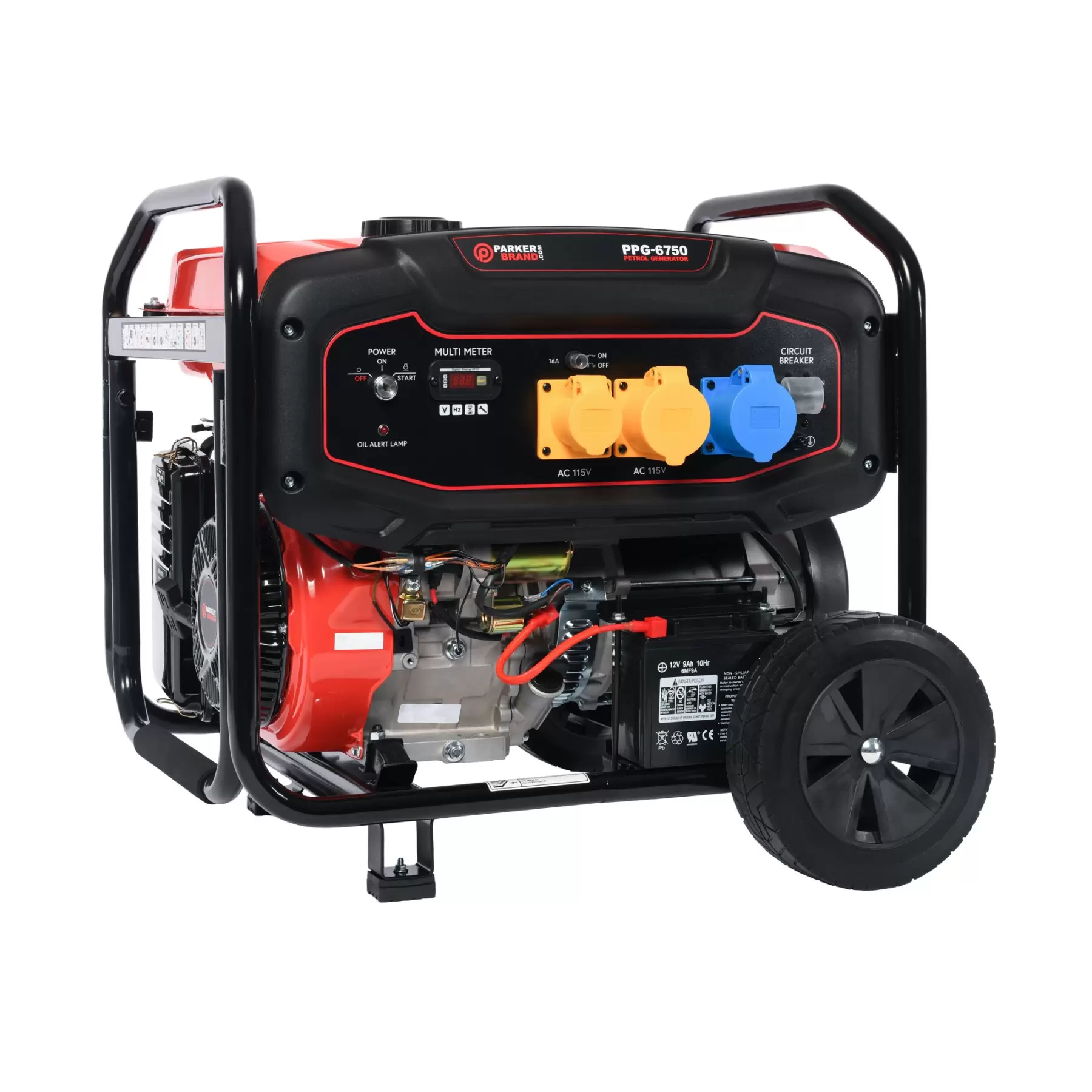 6.75 kVA Portable Petrol Generator with Electric Start 6.75 kVA Portable Petrol Generator with Electric Start