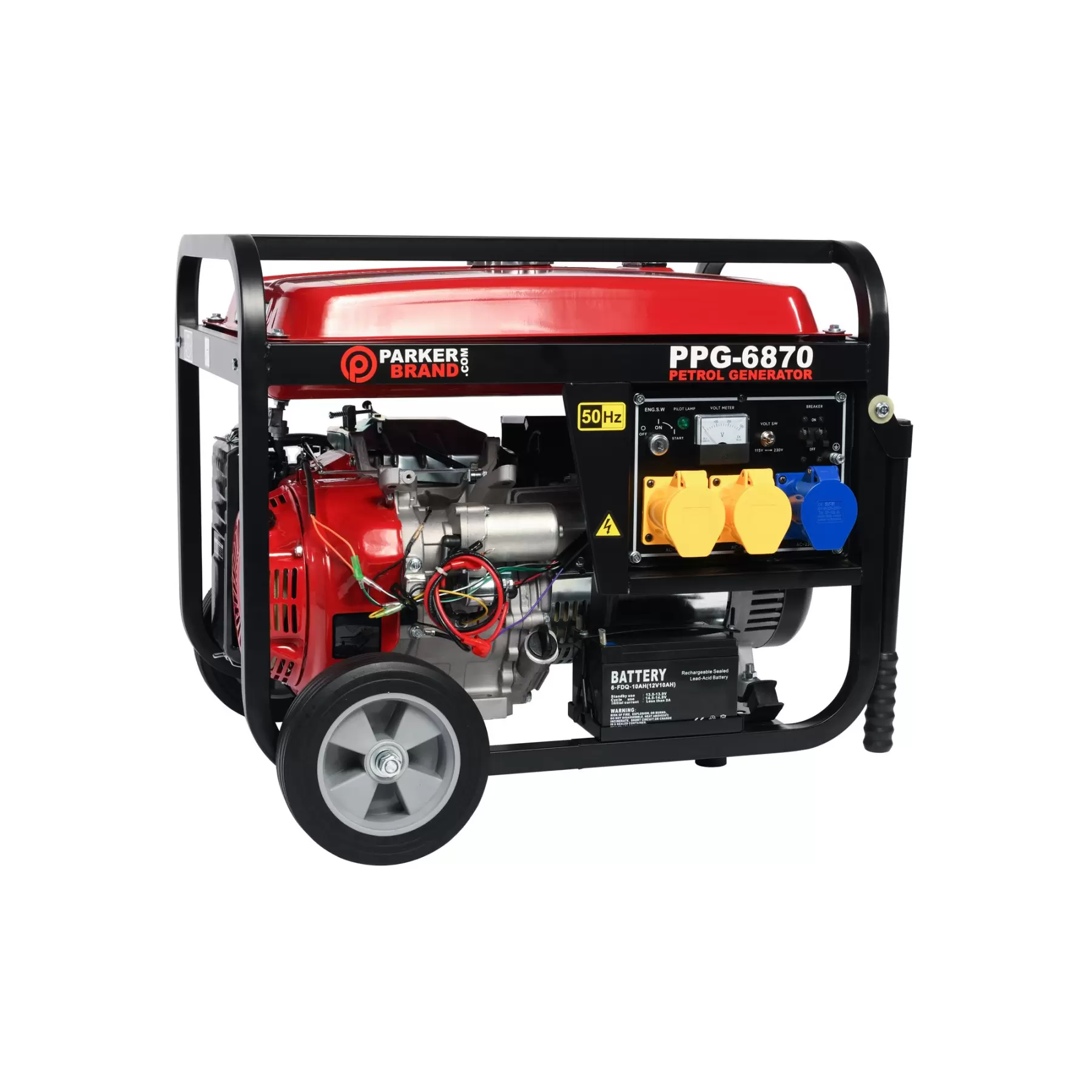 6.87 kVA Portable Petrol Generator with Electric Start 6.87 kVA Portable Petrol Generator with Electric Start