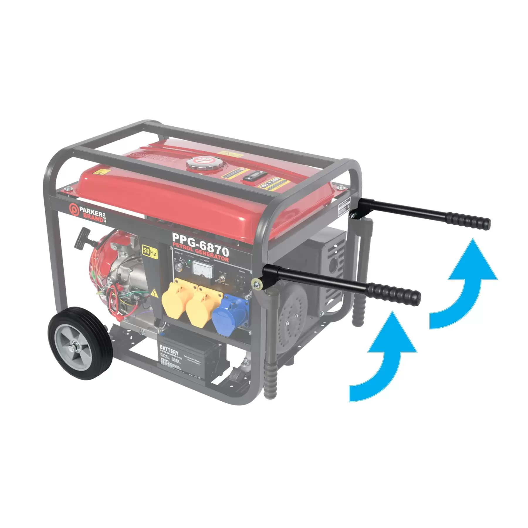 6.87 kVA Portable Petrol Generator with Electric Start - Image 13