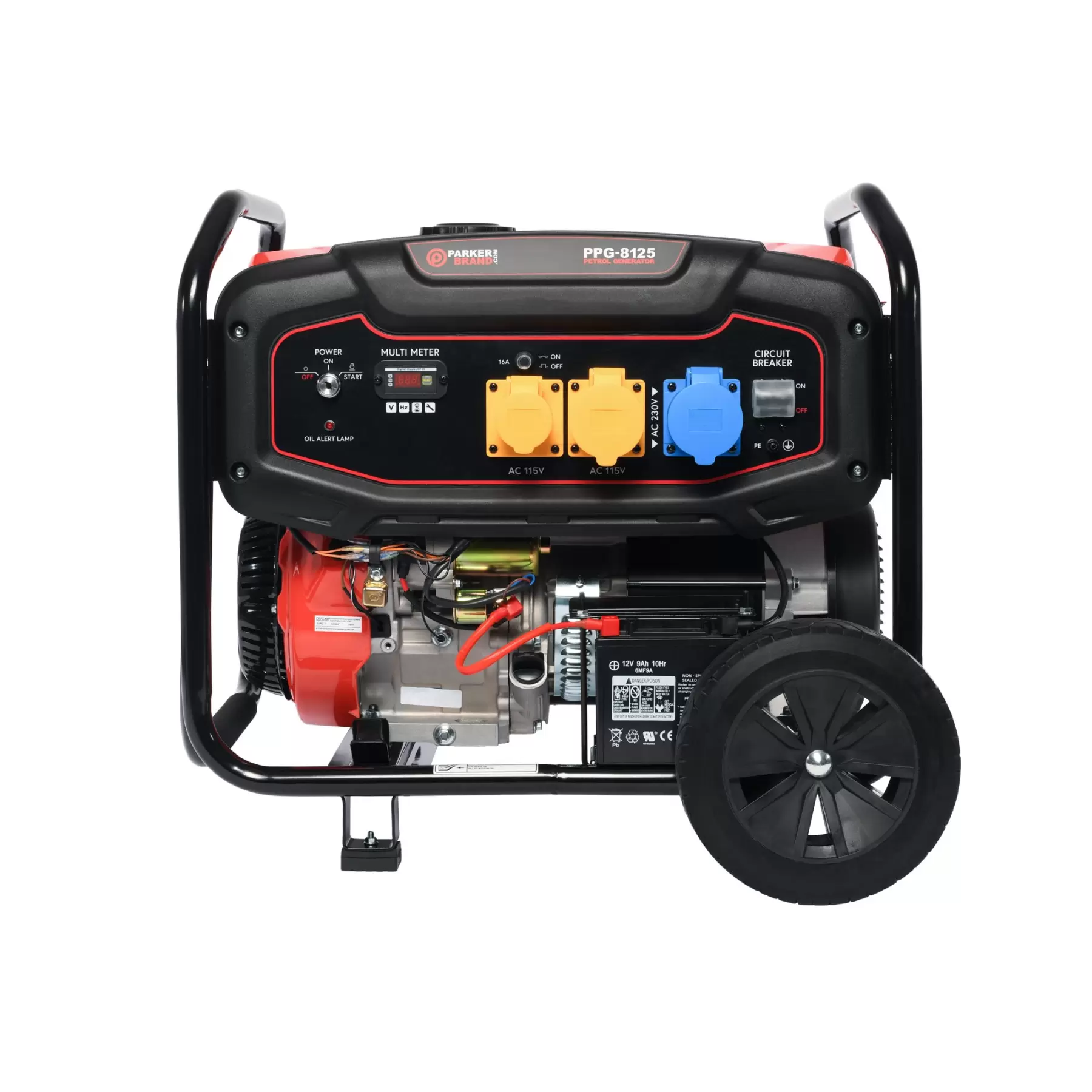 8.125 kVA Portable Petrol Generator with Electric Start - Image 2