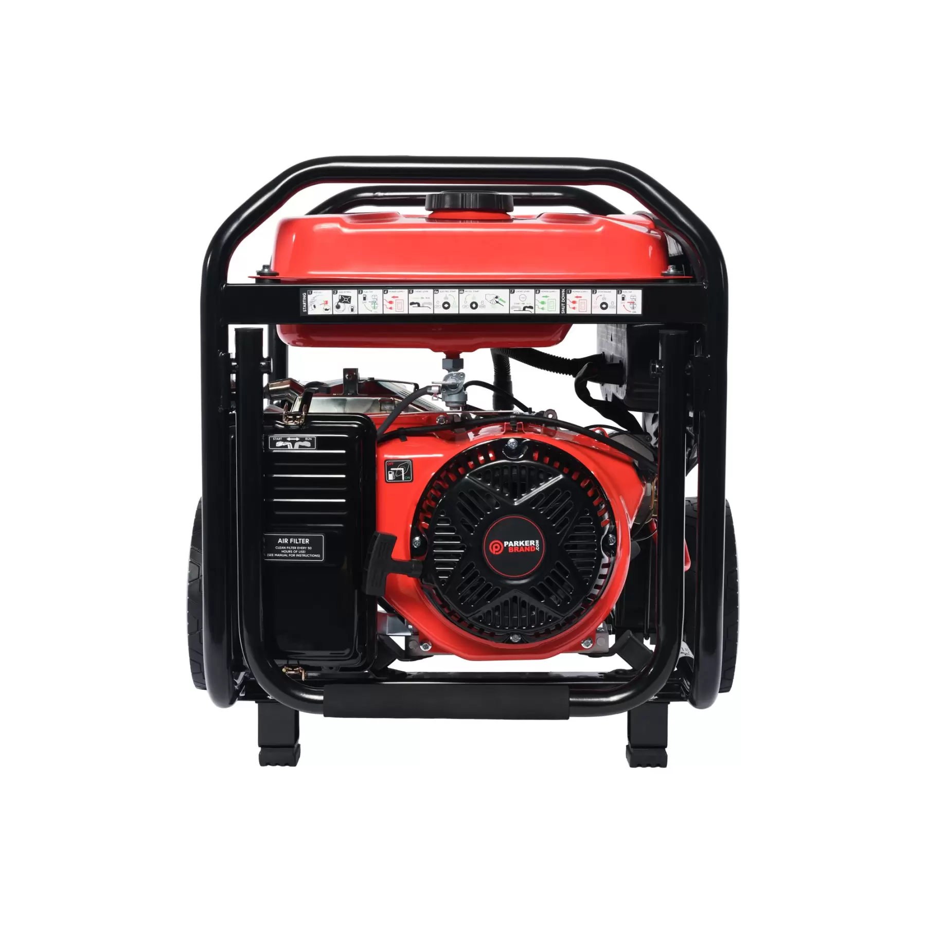 8.125 kVA 3 Phase Portable Petrol Generator with Electric Start - Image 4
