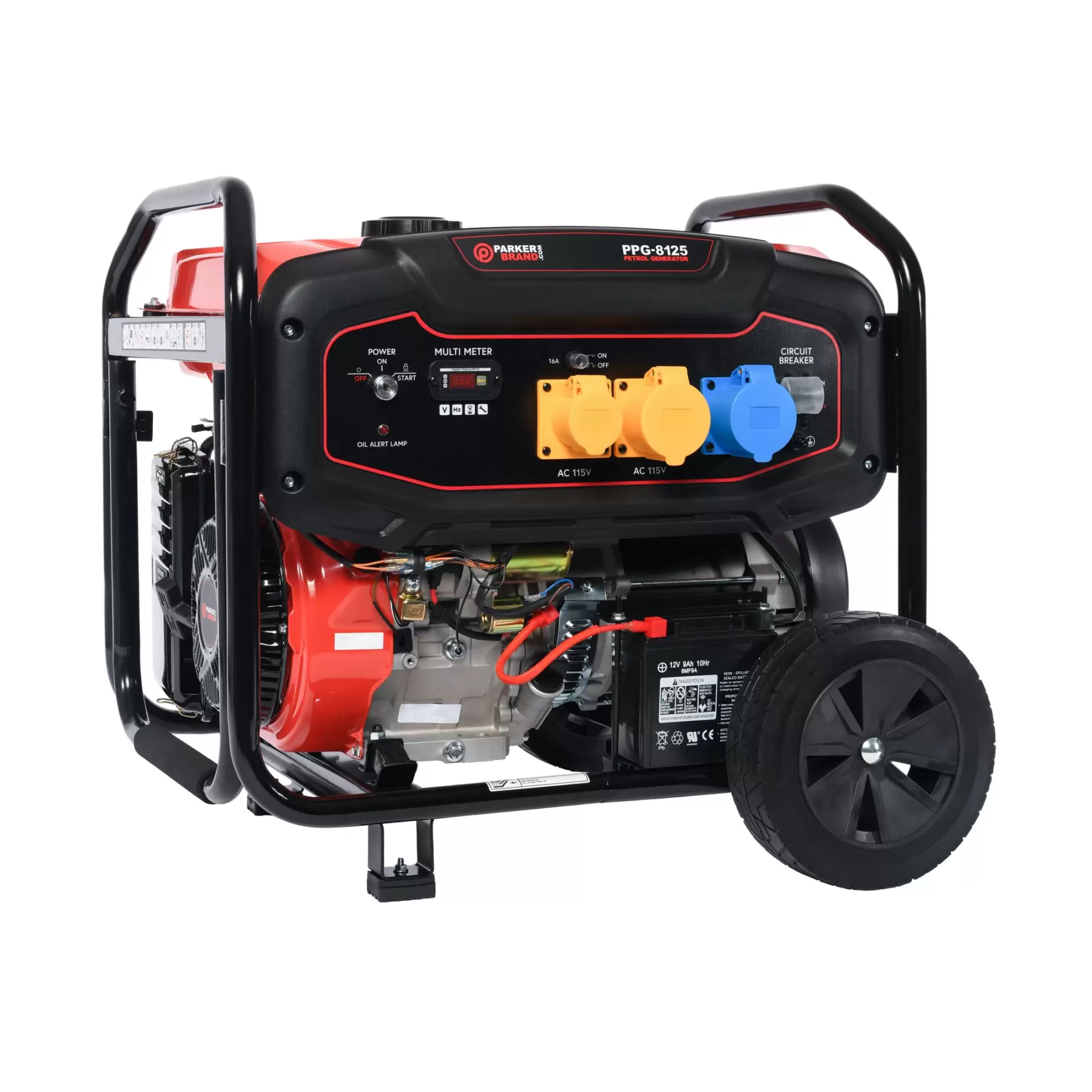 8.125 kVA Portable Petrol Generator with Electric Start 8.125 kVA Portable Petrol Generator with Electric Start