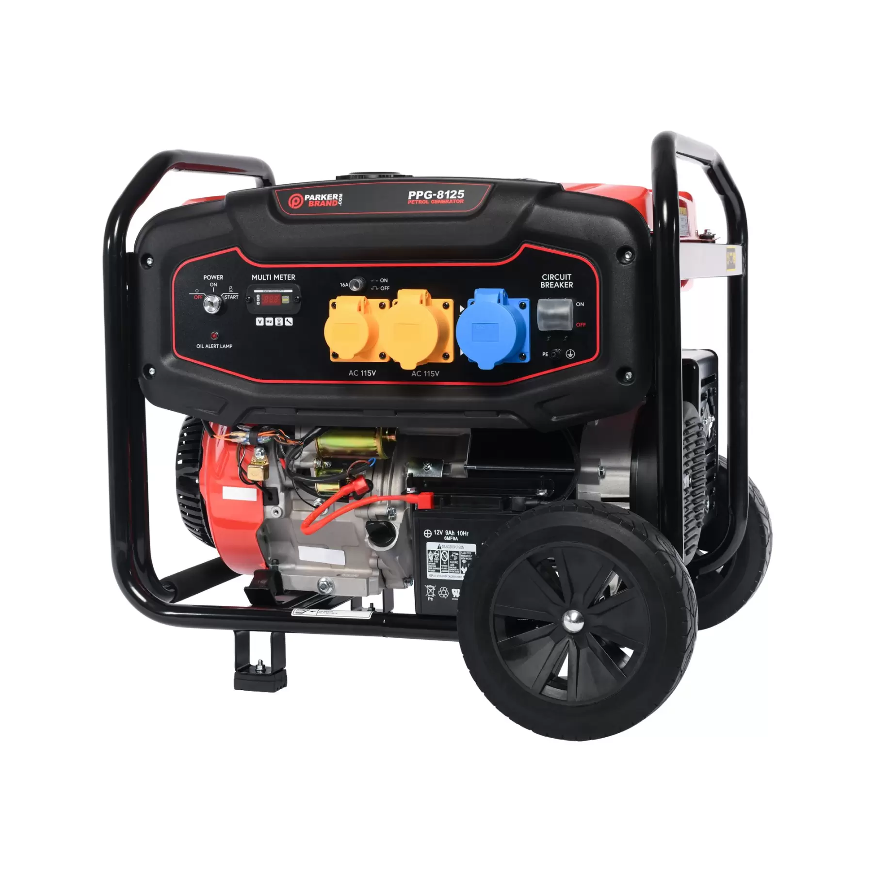 8.125 kVA Portable Petrol Generator with Electric Start - Image 3