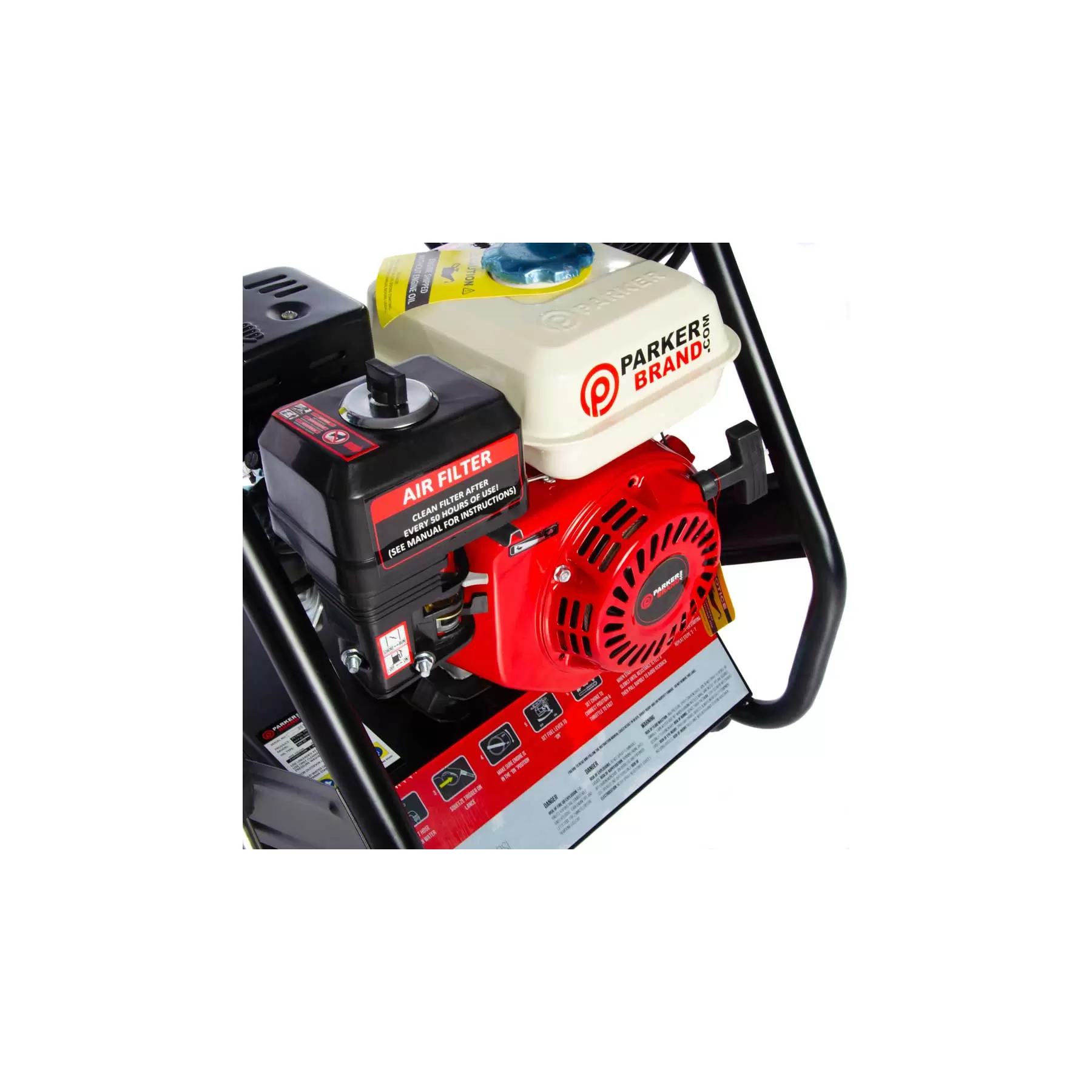 Petrol Pressure Jet Washer - 6.5HP Engine - 2900 PSI - Image 7