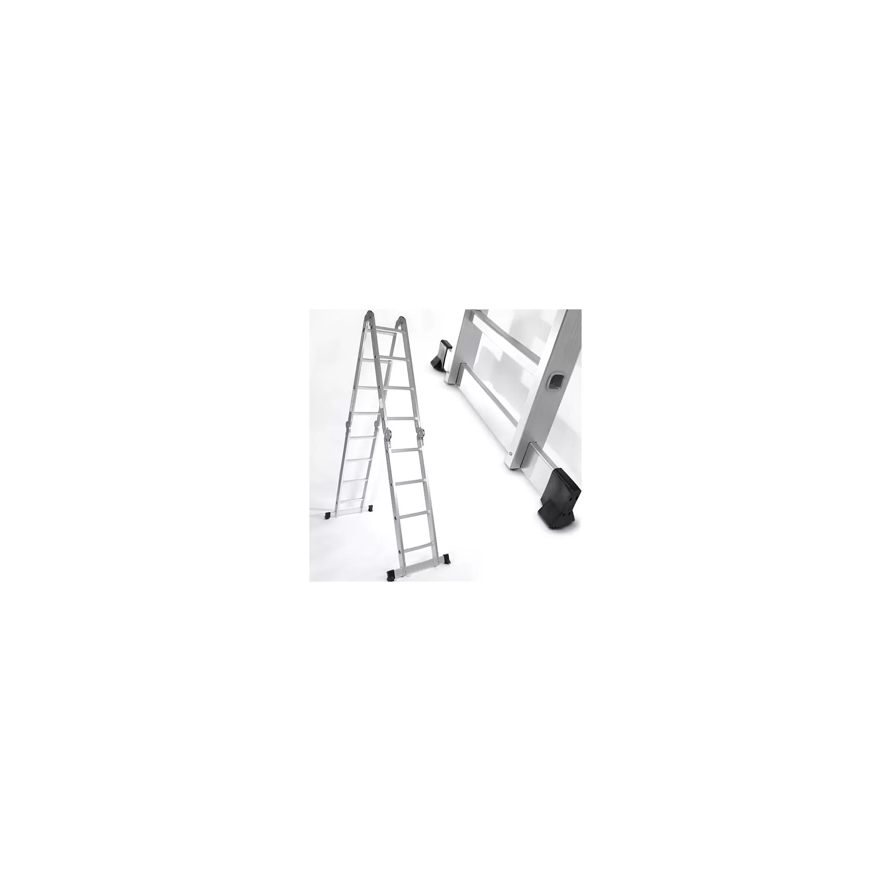 4.7m Aluminium Multi Purpose Extension Ladder / Step / Scaffolding - Image 5