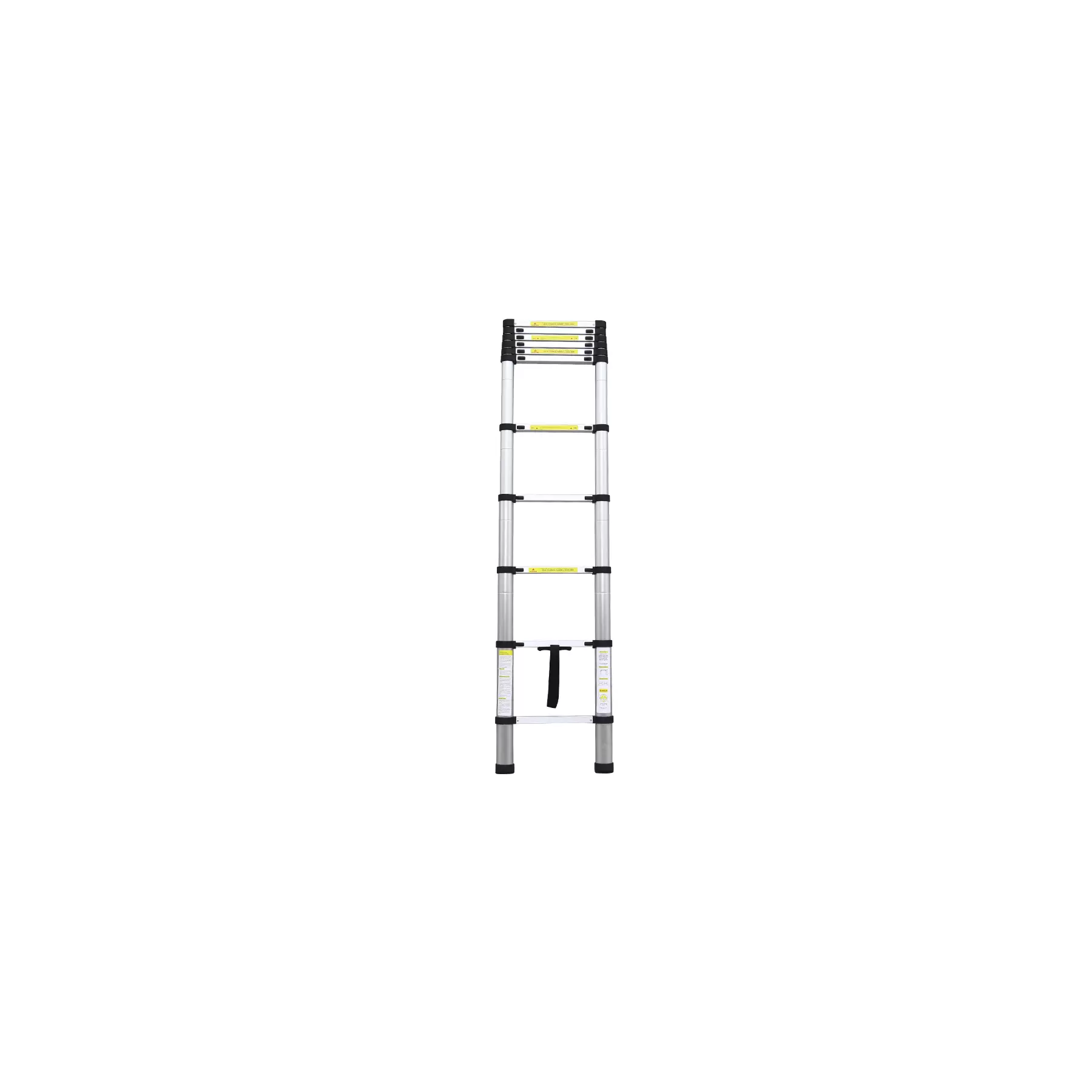 Telescopic 4.9M Aluminium DIY Foldable Extendable Builders Multi Purpose Ladder - Image 2