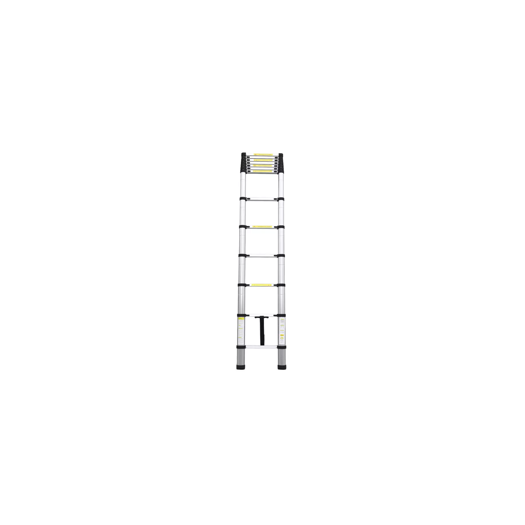 Telescopic 3.8M Aluminium DIY Foldable Extendable Builders Multi Purpose Ladder - Image 3