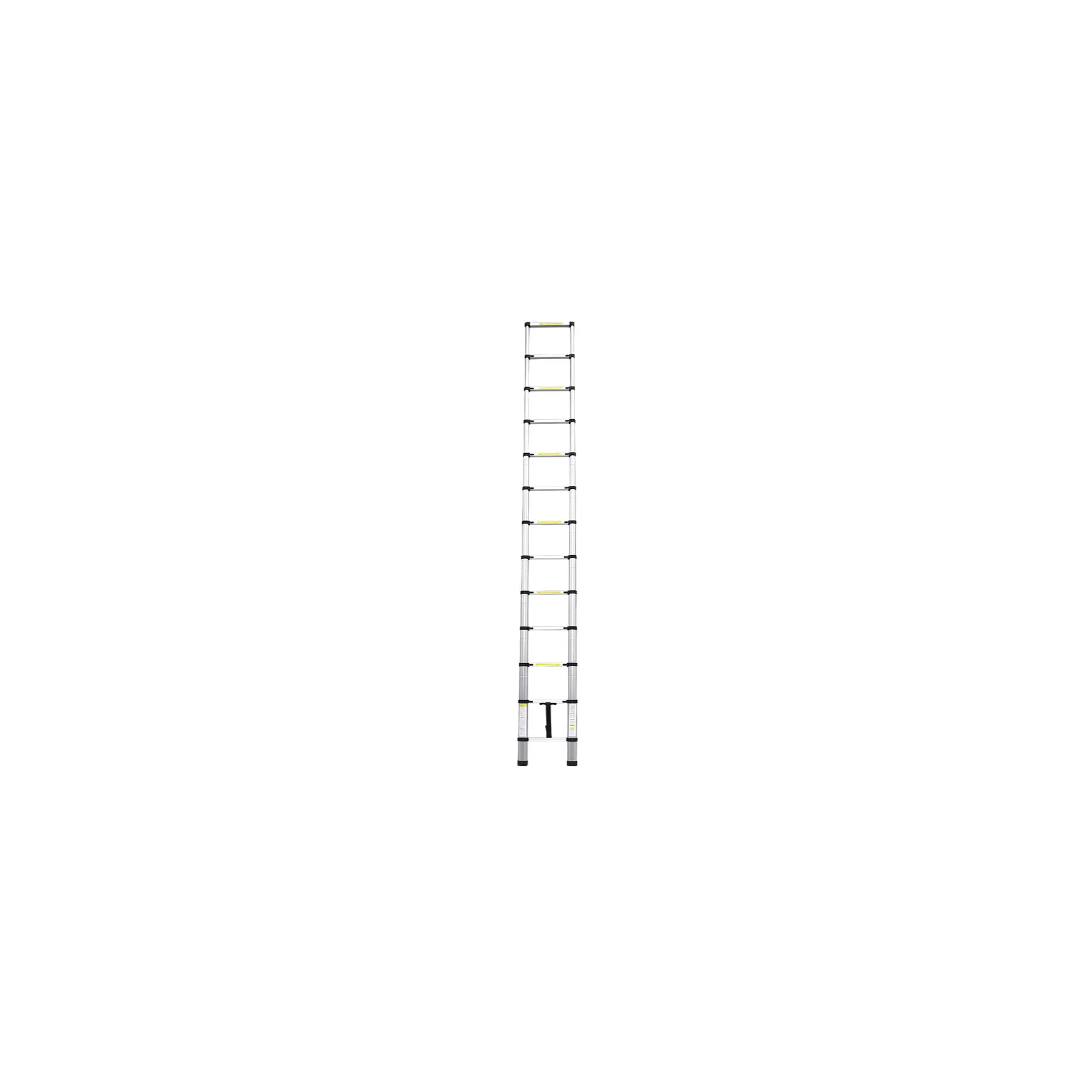 Telescopic 3.8M Aluminium DIY Foldable Extendable Builders Multi Purpose Ladder - Image 4