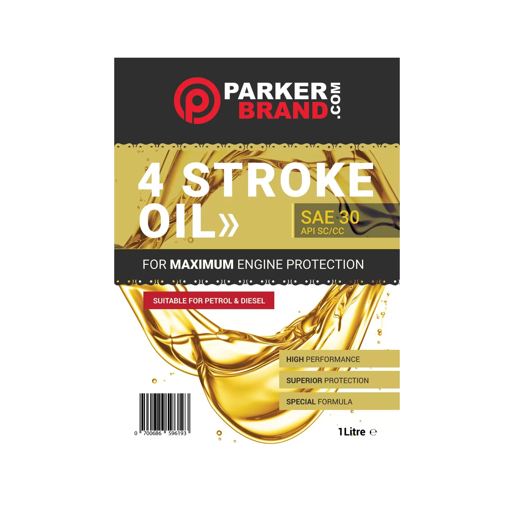 12 Pack 1L - 4 Stroke Oil (SAE30) - Image 2