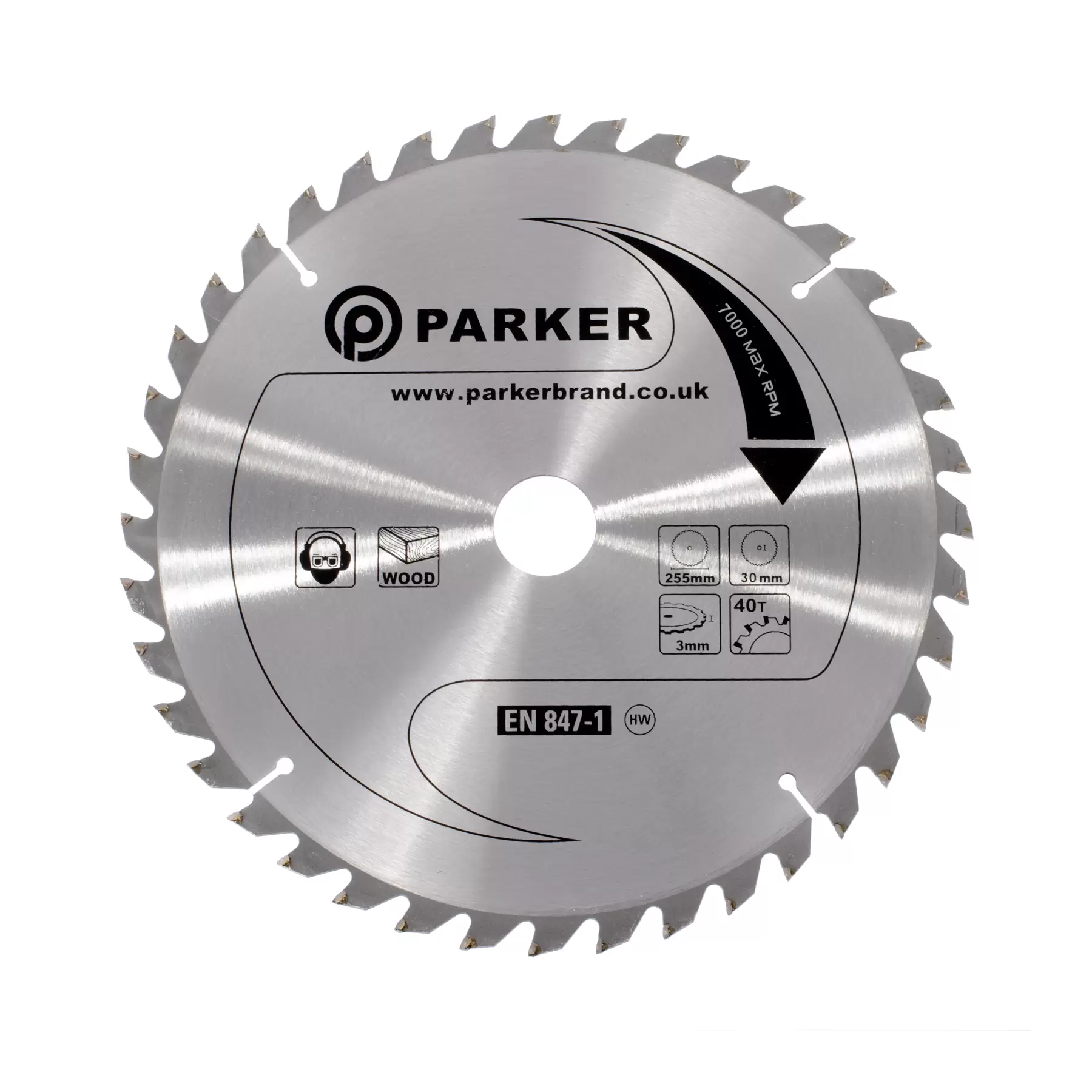 255mm Mitre Circular Saw Blade (40-Tooth) 255mm Mitre Circular Saw Blade (40-Tooth)
