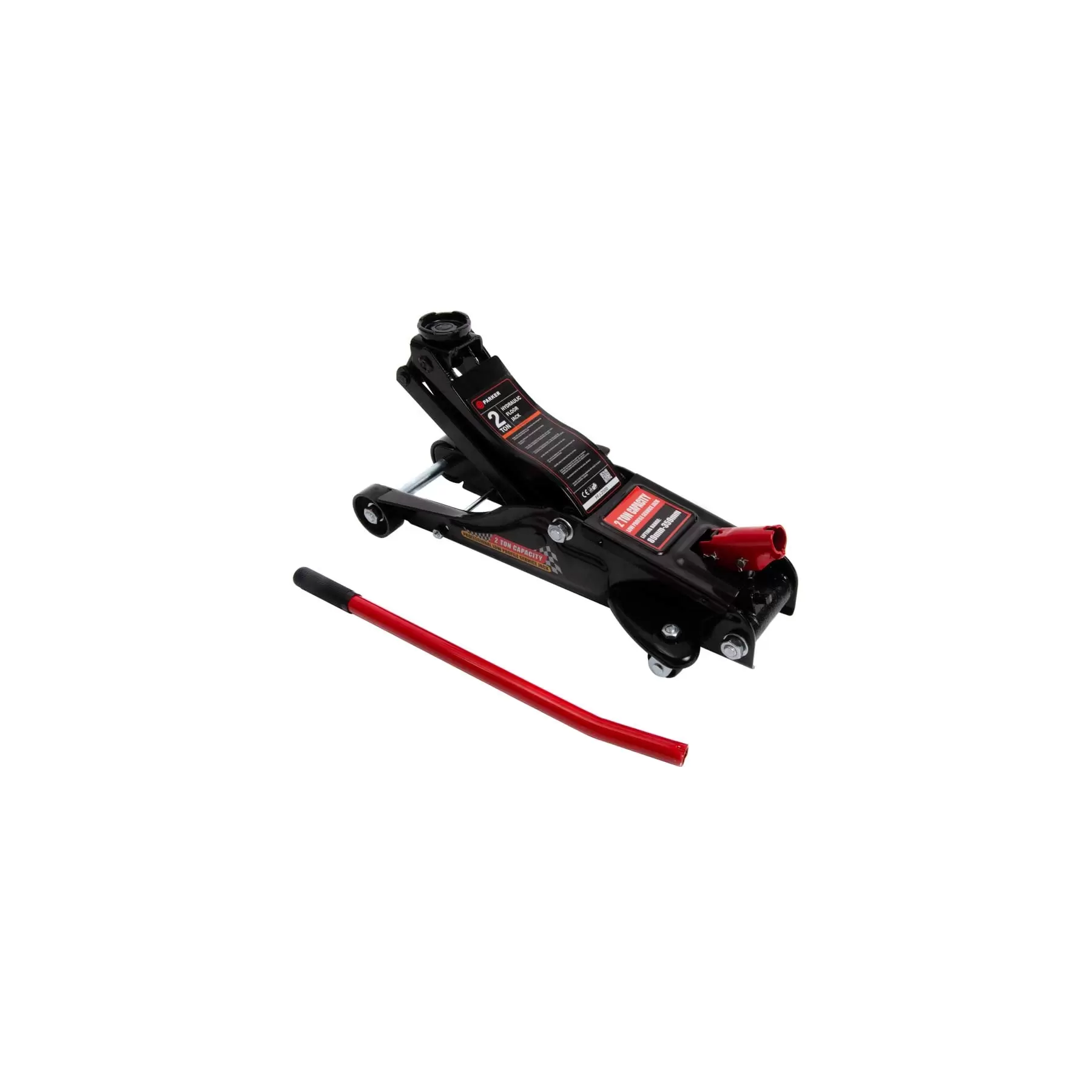2 Ton Trolley Garage Jack & 2 Ton Axle Stands Kit - Image 2