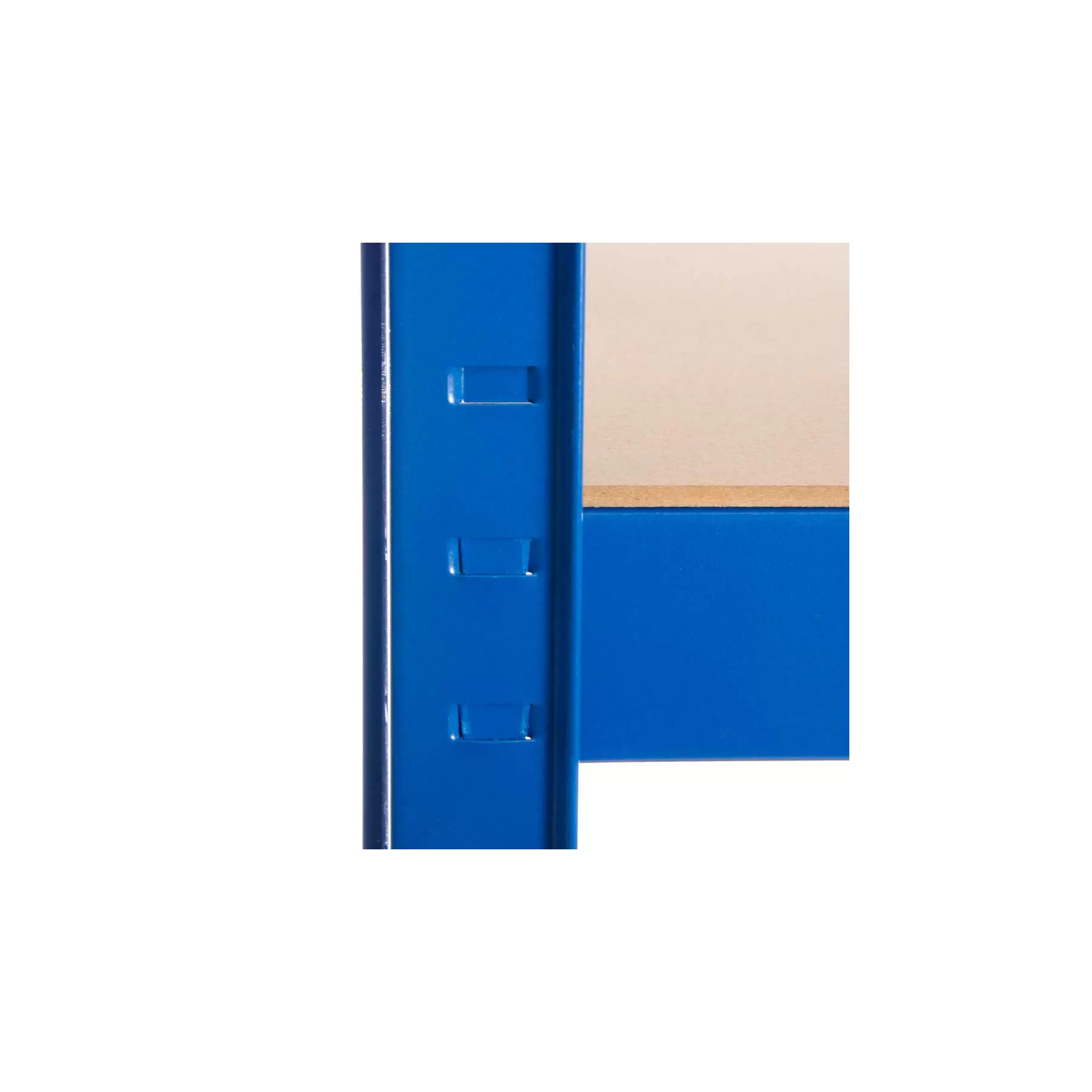 Powder Coated Garage Corner Shelving Unit (175KG) - Boltless - Image 5