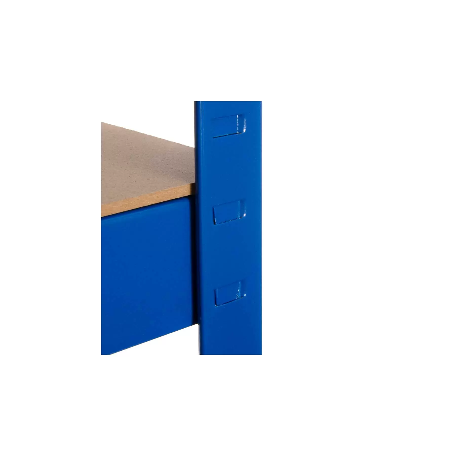 Powder Coated Garage Corner Shelving Unit (175KG) - Boltless - Image 4