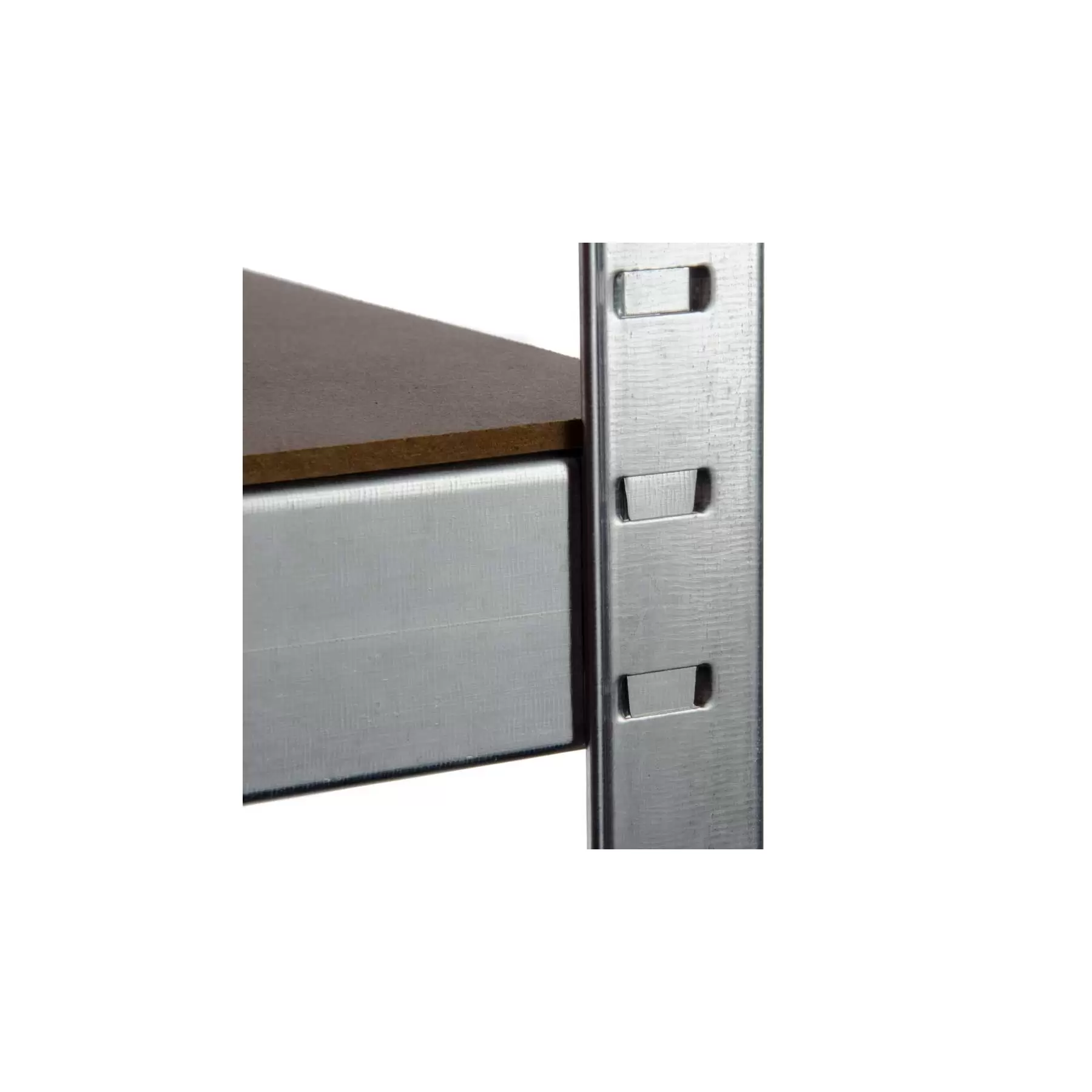 4 x Galvanised Garage Shelving Unit (265KG) - Boltless - Image 6