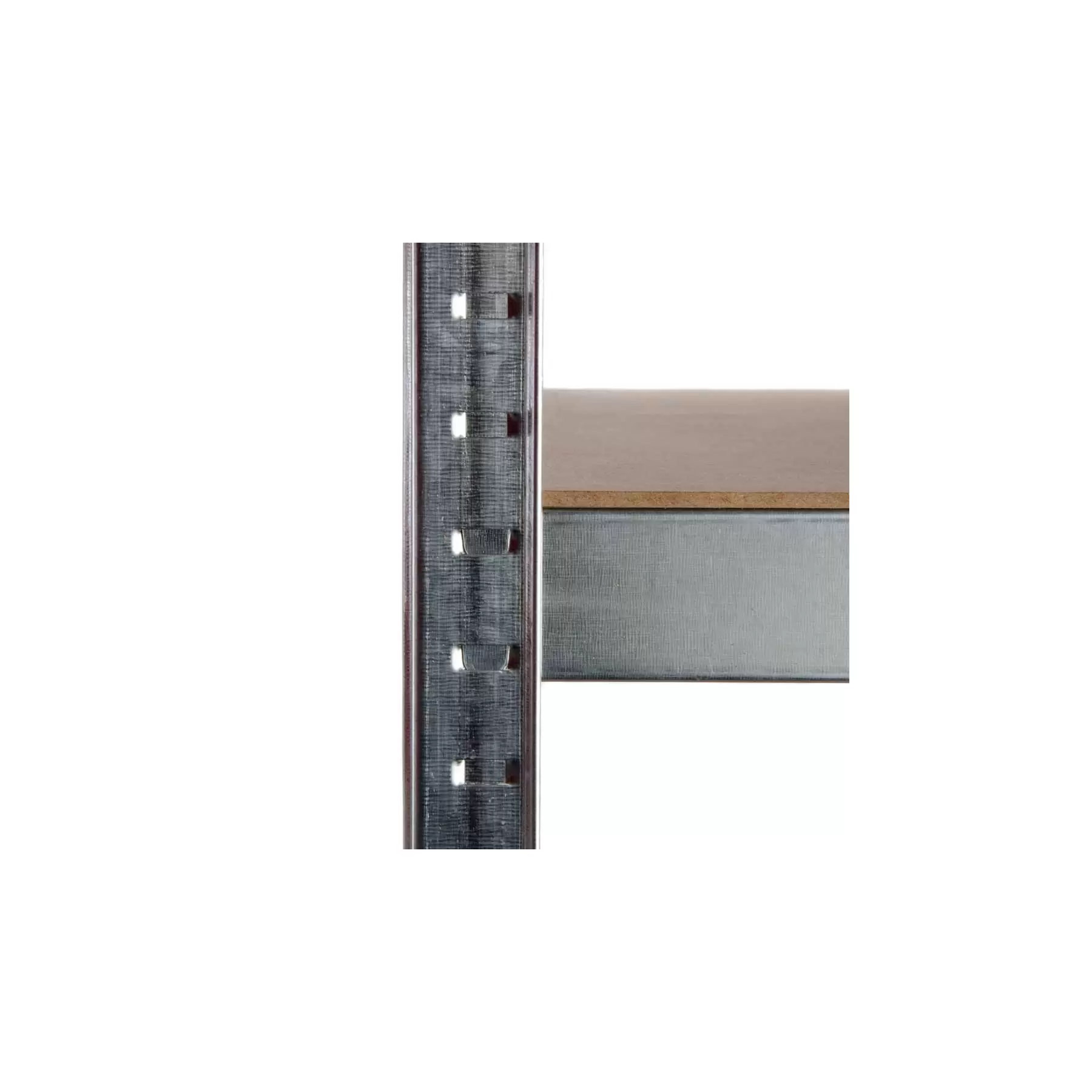 4 x Galvanised Garage Shelving Unit (265KG) - Boltless - Image 7