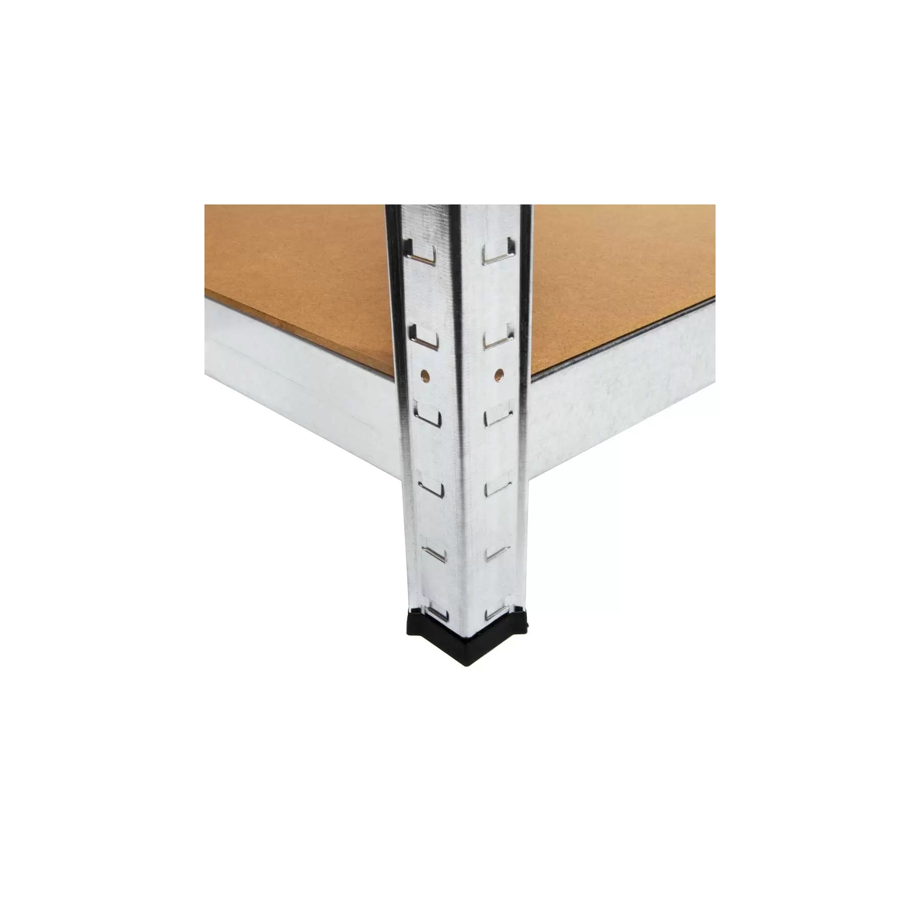 4 x Galvanised Garage Shelving Unit (265KG) - Boltless - Image 8