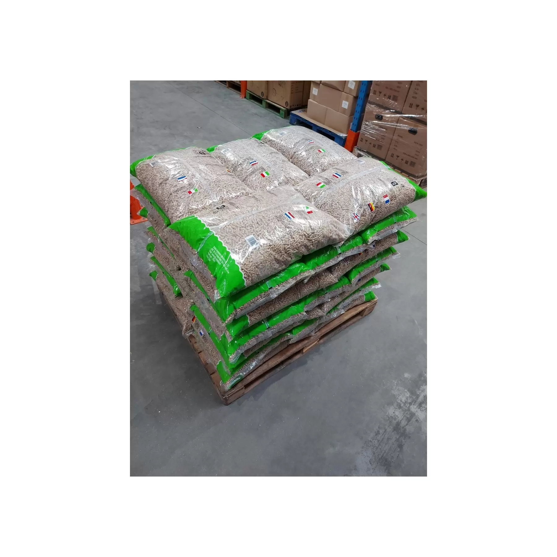 Half Pallet of ENPlus A1 Pellets for Biomass / Pizza Oven (525KG) - Image 2