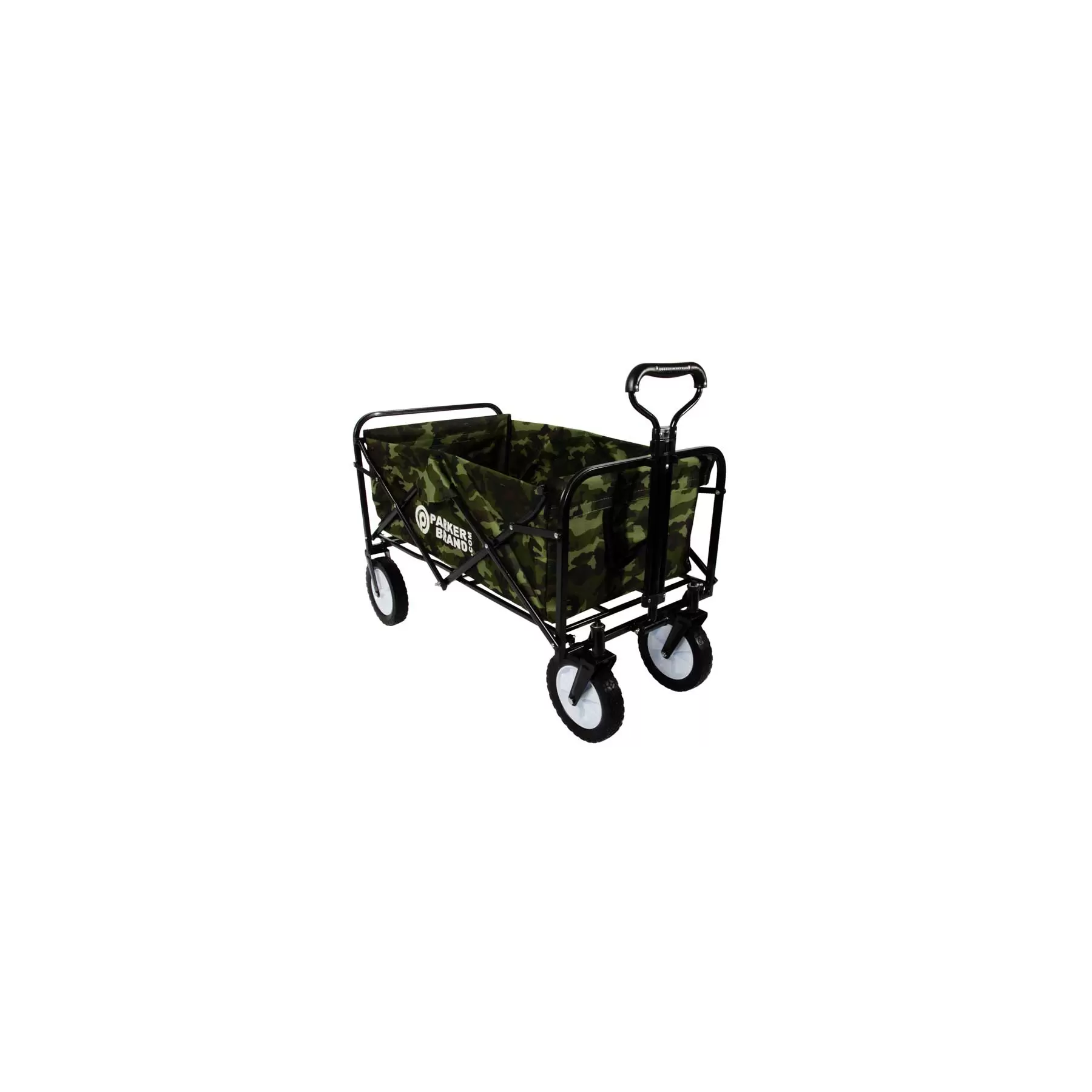 Heavy Duty Foldable Garden Trolley Cart Wagon - Camouflage - Image 2
