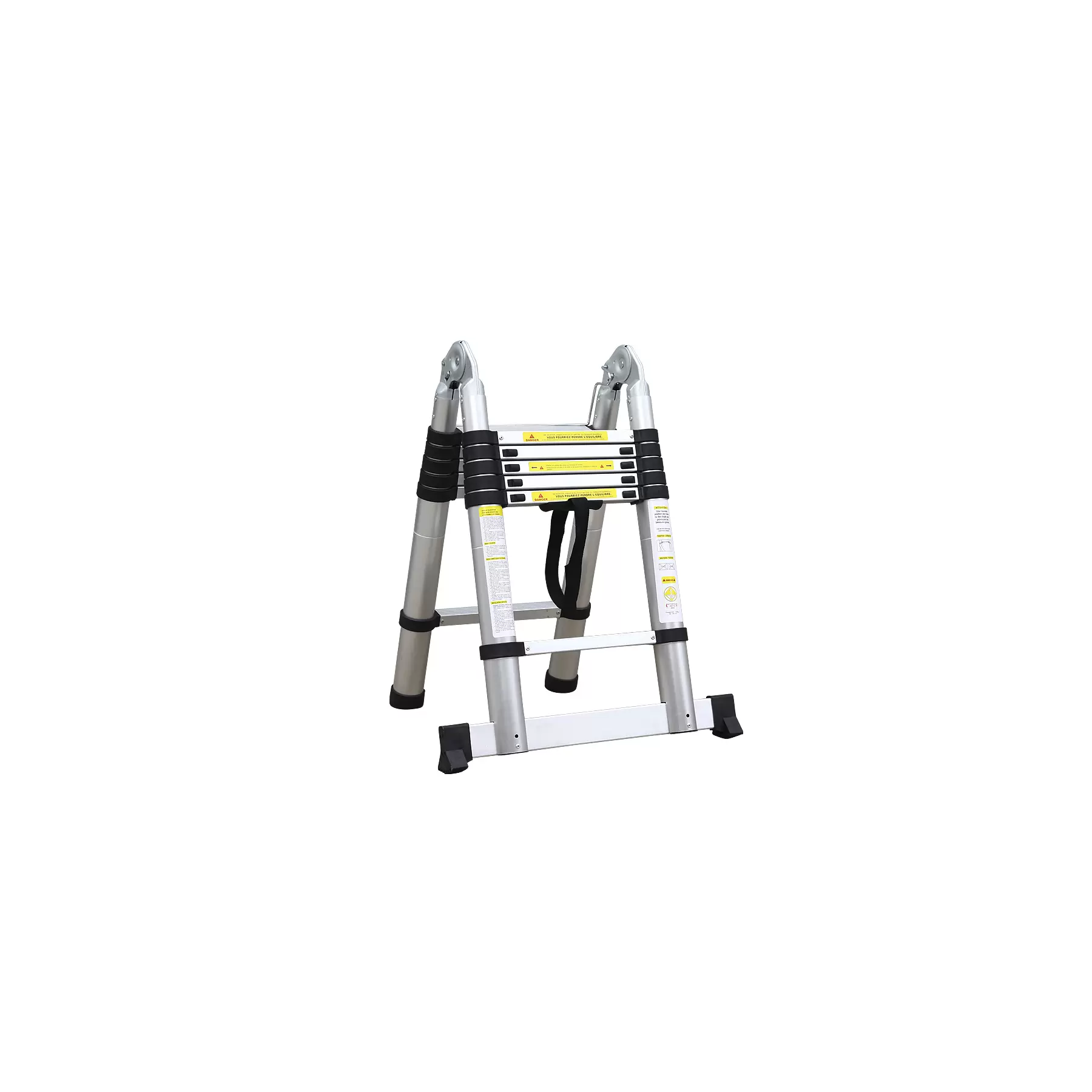 3.2M Multi Purpose Telescopic Aluminium DIY Foldable Extendable Ladders - Image 3
