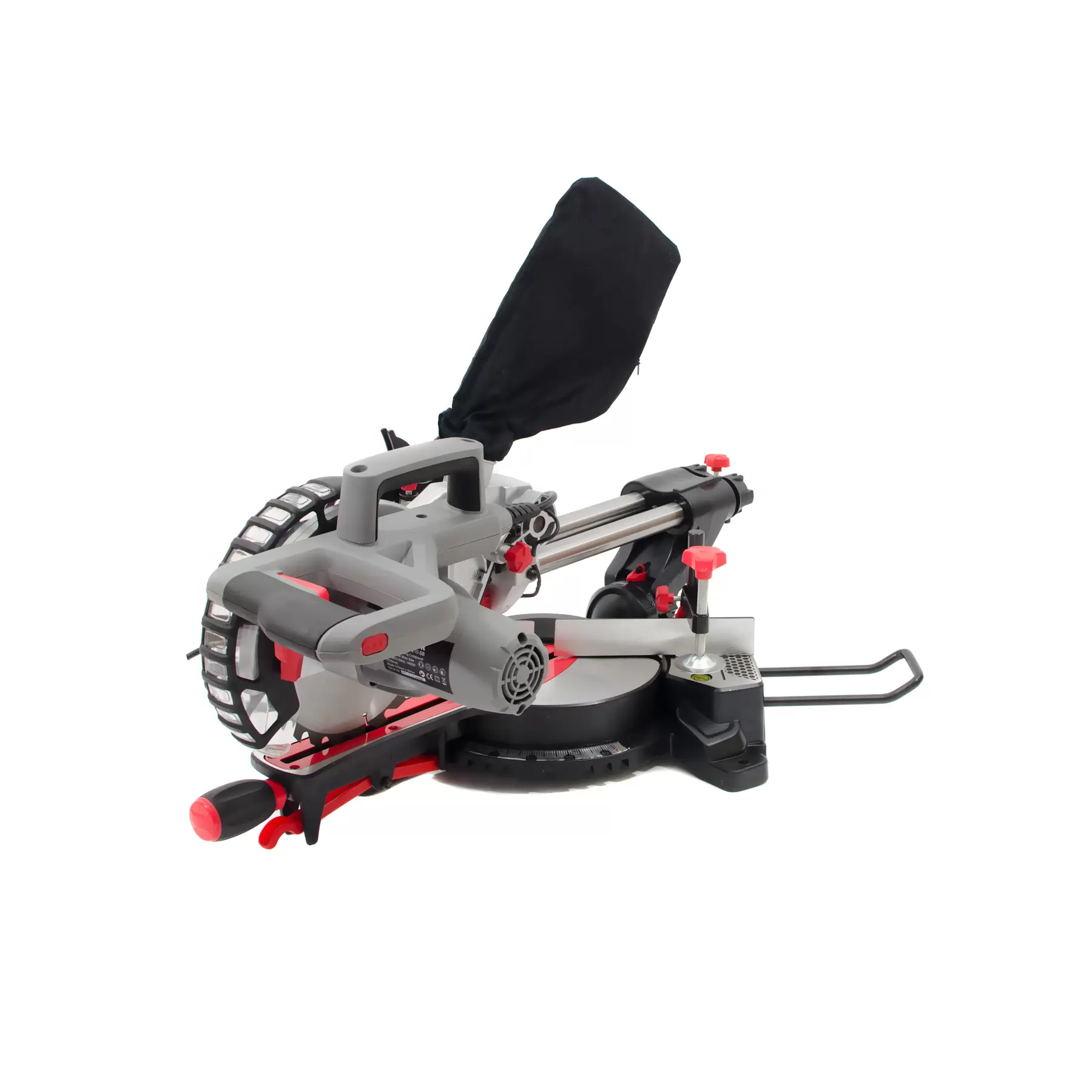210mm (8") Sliding Compound Mitre Saw - Bevel Cut - Image 4