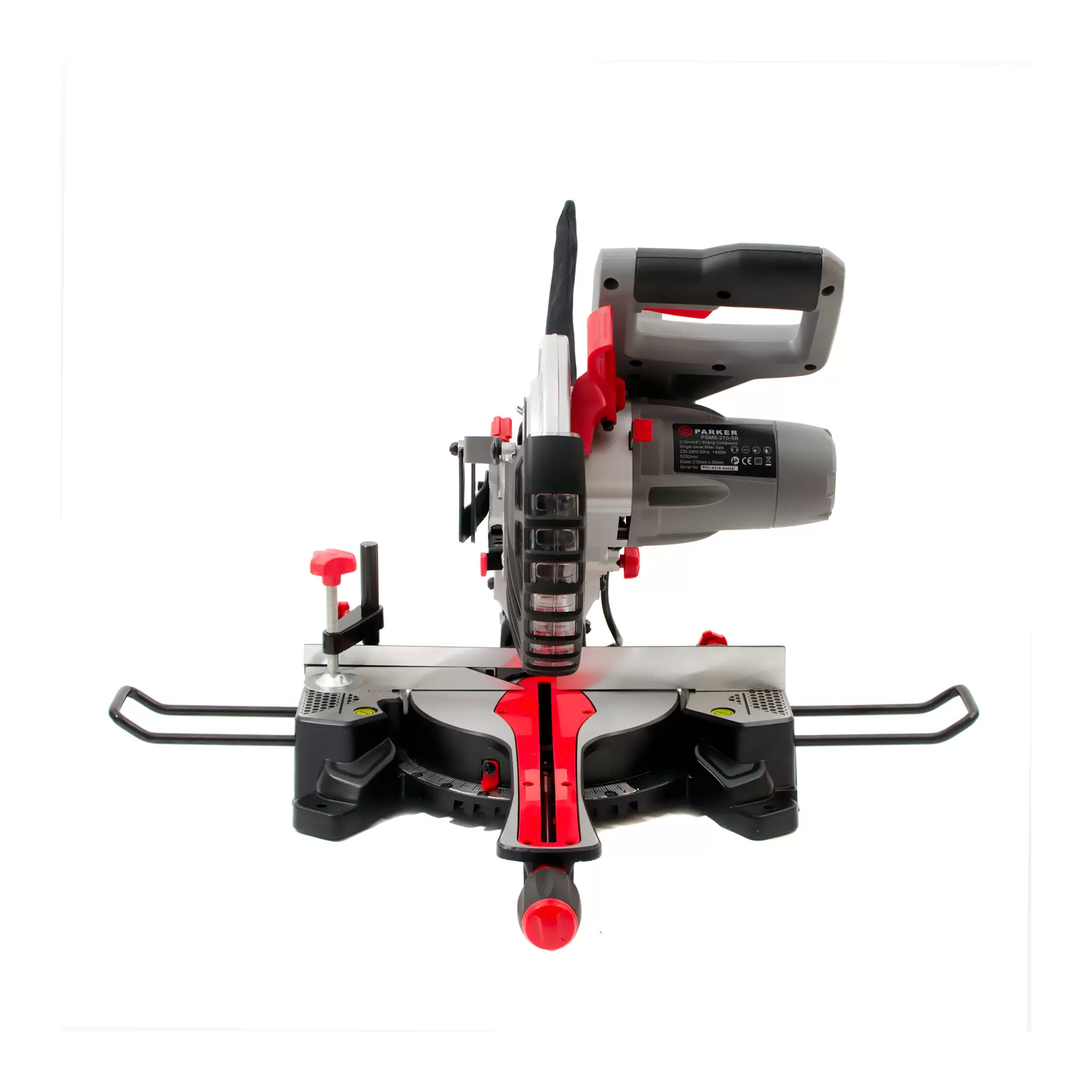 210mm (8") Sliding Compound Mitre Saw - Bevel Cut - Image 8