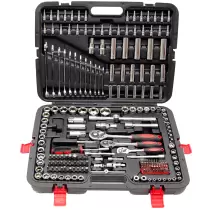 215 Piece Professional Socket Set - 1/2" 3/8" 1/2" DR / Spanners / Torx + More