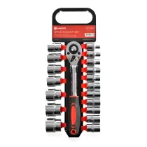 19 Piece Socket Set - 1/2" CRV