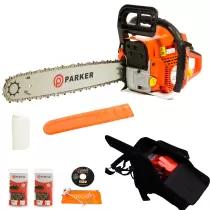 52cc 20" Petrol Chainsaw + 2 x Chains + More