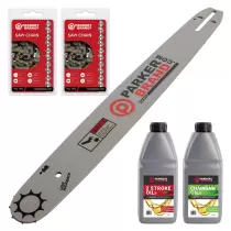 18" Bundle Pack - Bar and 2 x Saw Chain + Oils