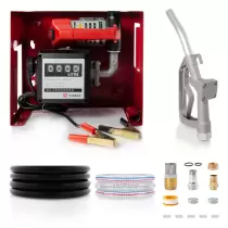 12V Wall Mounted Diesel Transfer Fuel Pump Kit 12V - With Fuel Meter