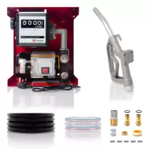 230V Wall Mounted Diesel Transfer Fuel Pump Kit - With Fuel Meter