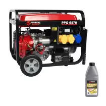 6.87 kVA Portable Petrol Generator with Electric Start + Oil