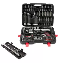 215 Piece Professional Socket Set + Torque Wrench