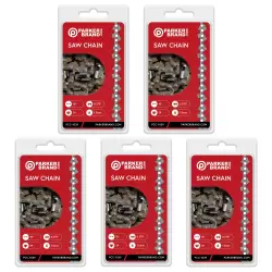 5 Pack of 10" Chainsaw Chains - 39 Link