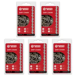 5 Pack of 10" Chainsaw Chains - 40 Link