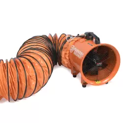 10 Inch Portable Ventilation Fan and PVC Ducting